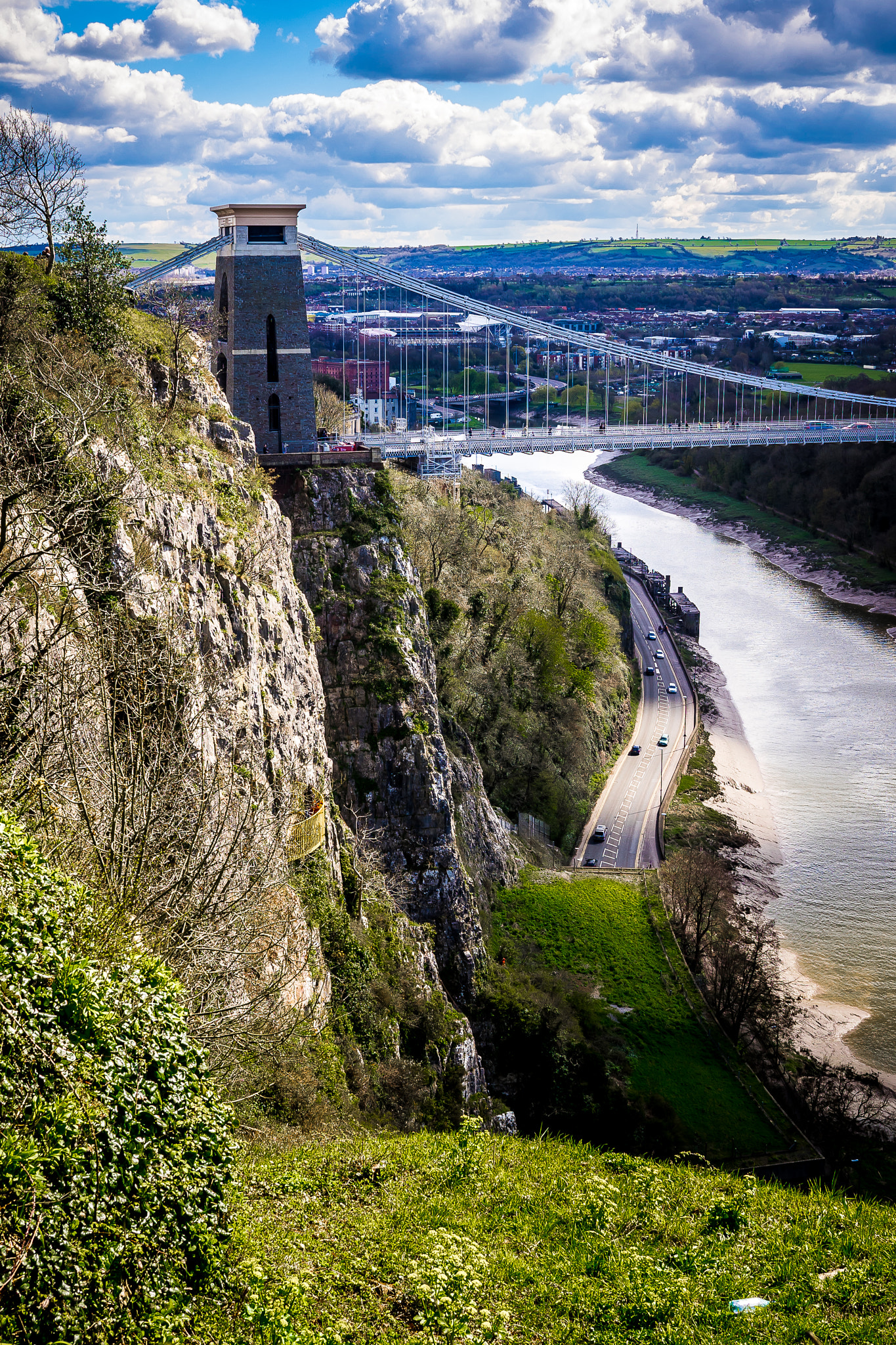 Sony a7 + Sigma 30mm F2.8 EX DN sample photo. Bristol suspension bridge photography