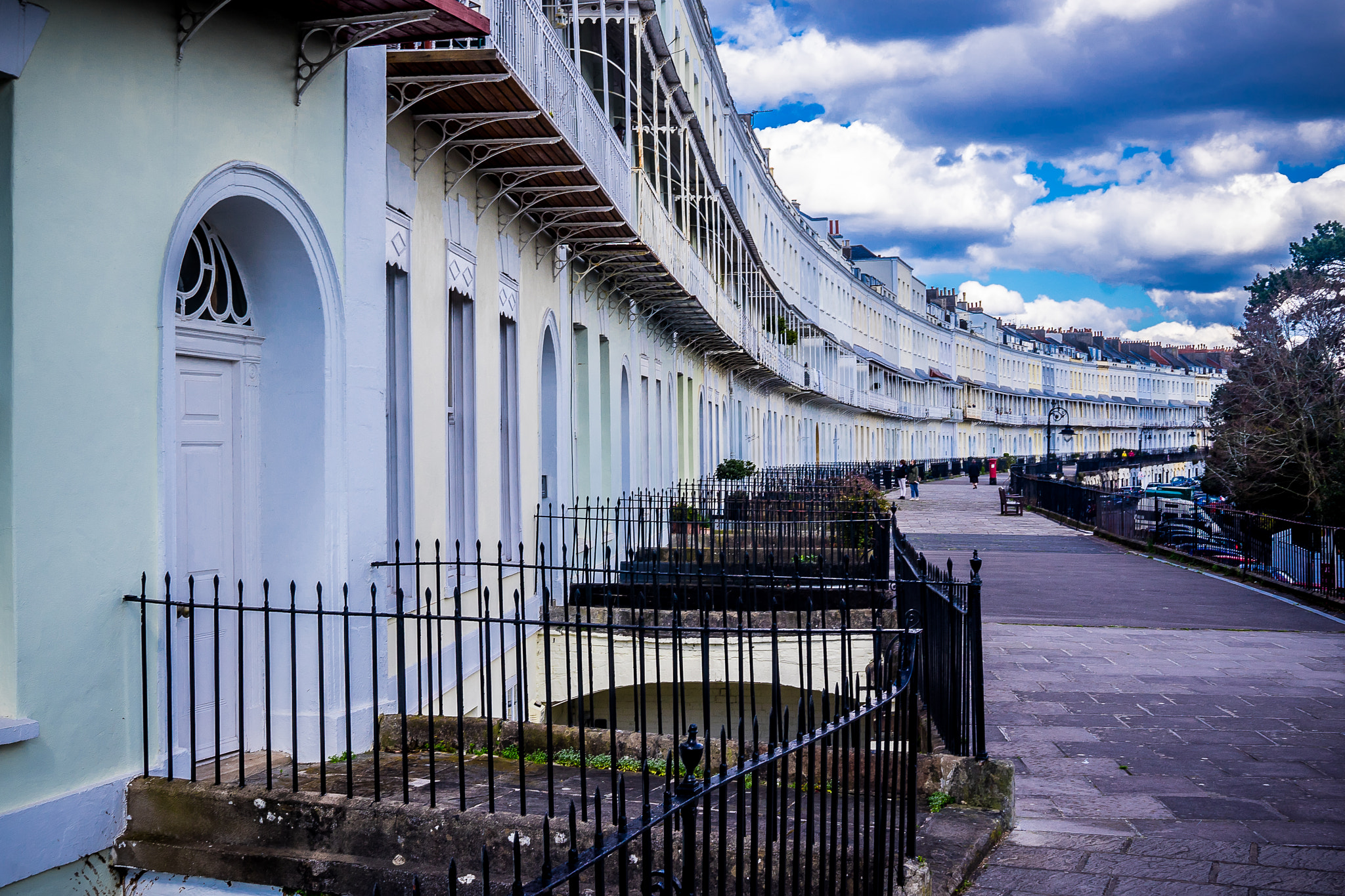 Sony a7 + Sigma 30mm F2.8 EX DN sample photo. Clifton houses in bristol photography