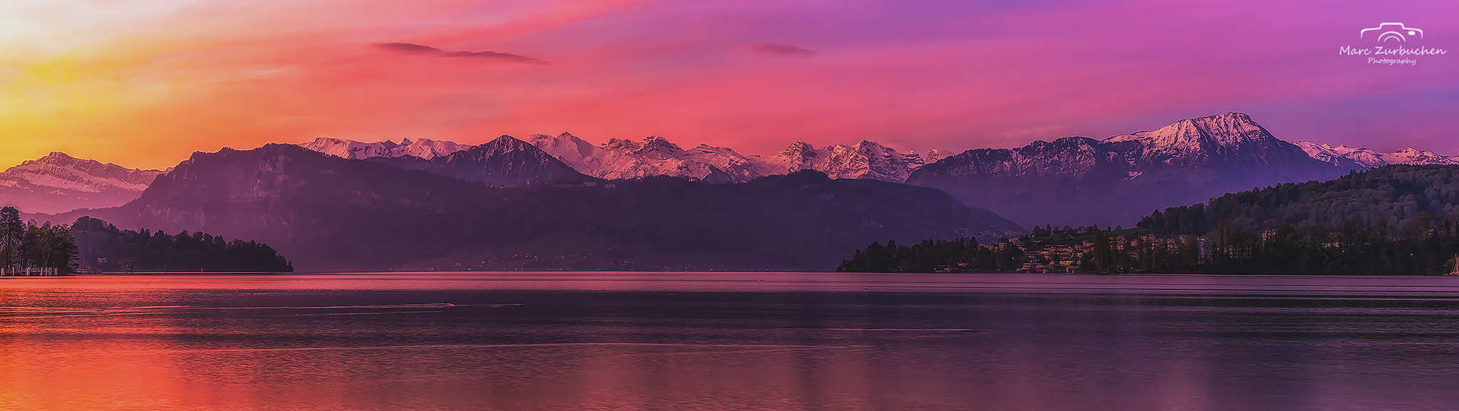 Sony a7R + Minolta AF 28-85mm F3.5-4.5 New sample photo. Vierwaldstättersee sunrise photography