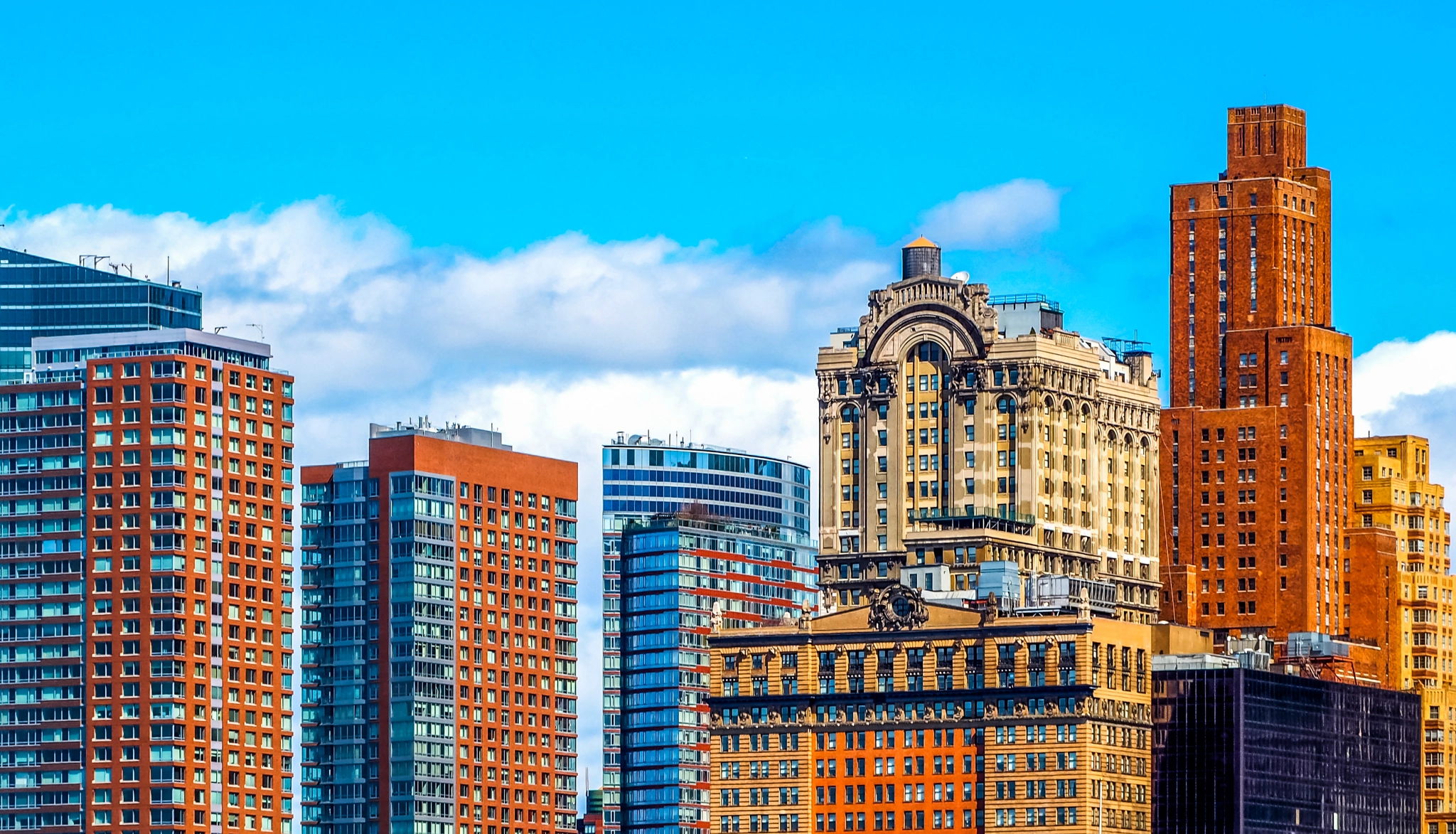 Olympus PEN E-PL7 sample photo. Skyscrapers of new york city photography