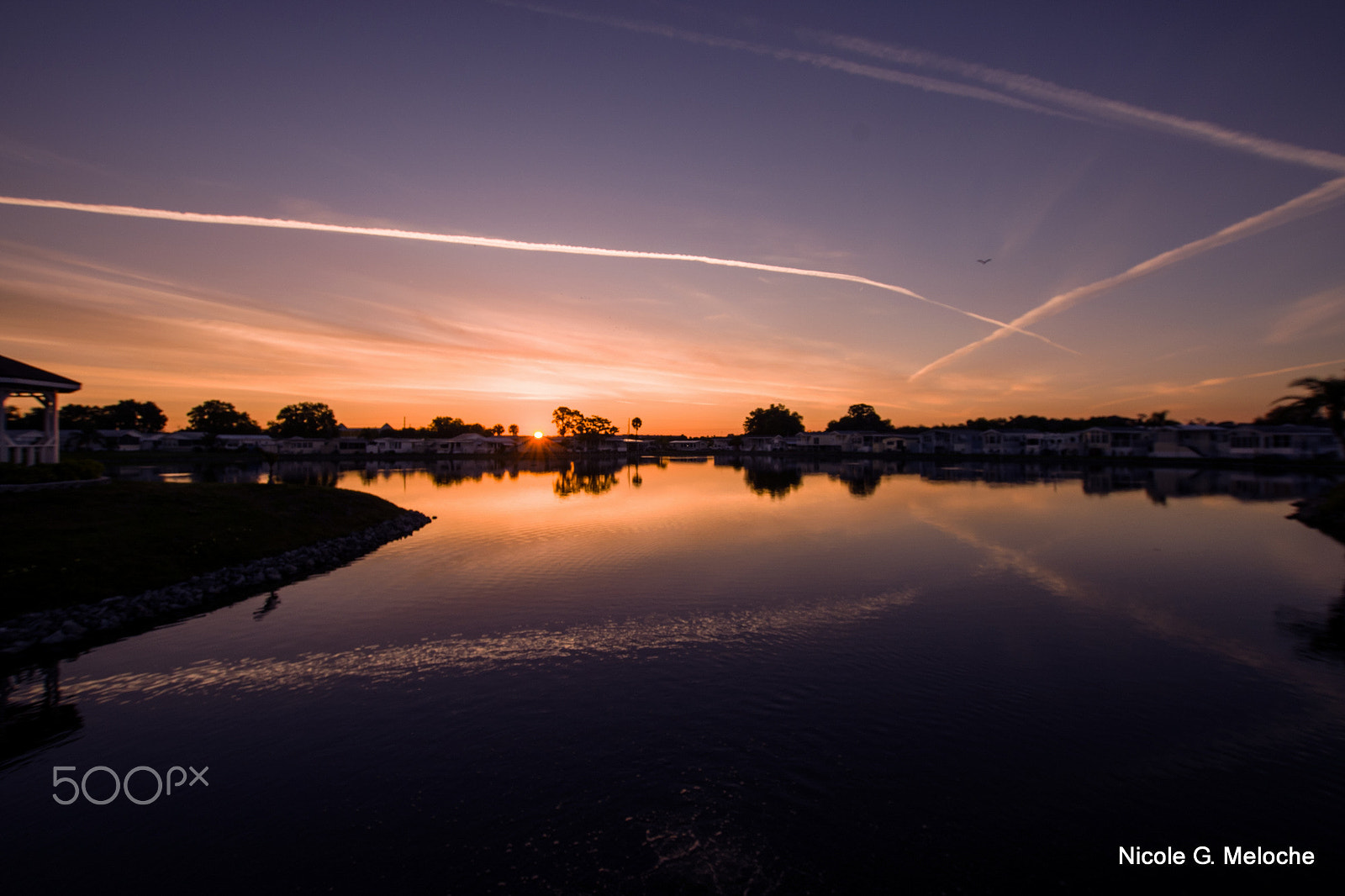 Nikon D800 + Sigma 10-20mm F3.5 EX DC HSM sample photo. Sunrise in palmetto, florida photography