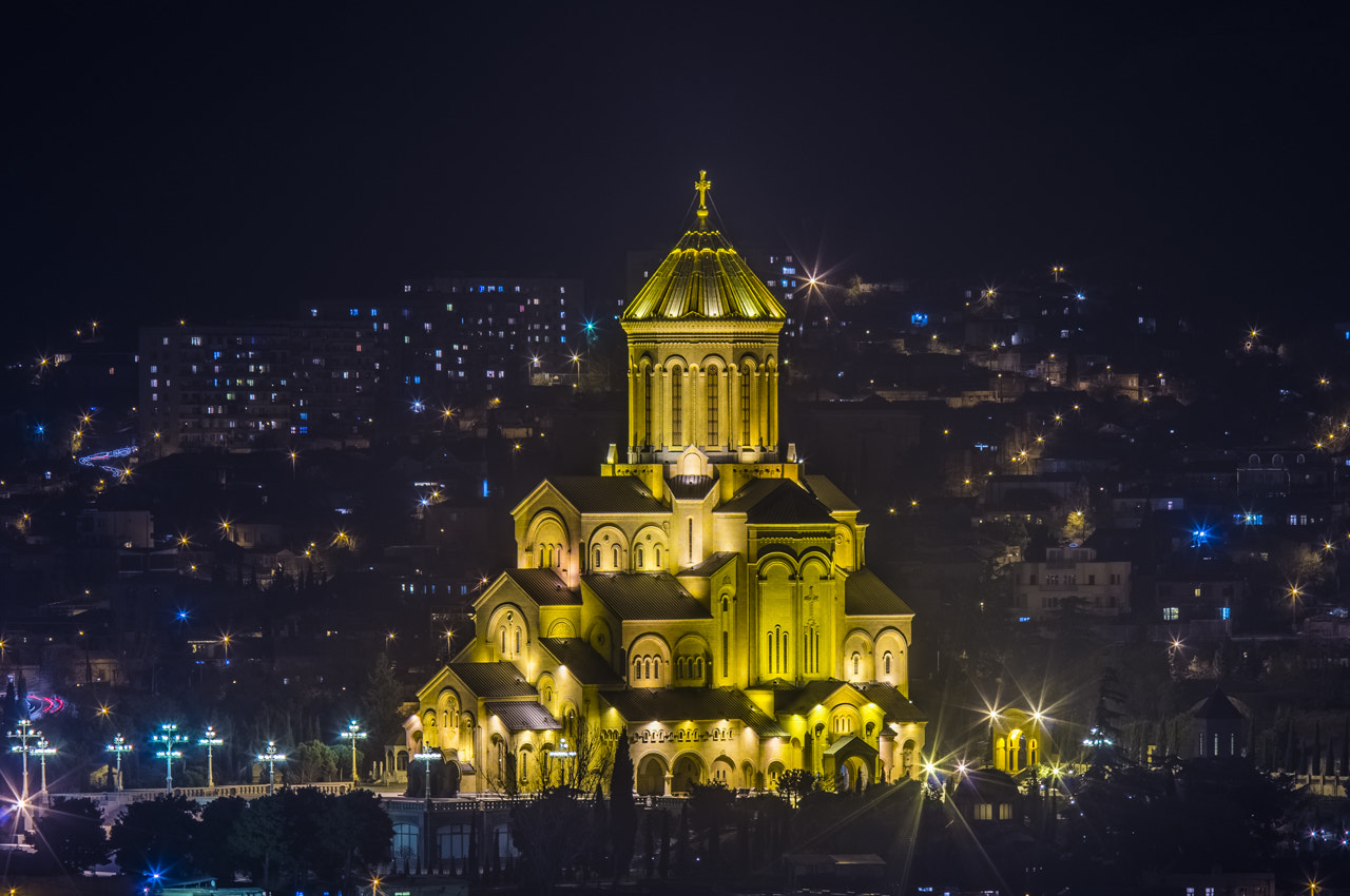 Pentax K-r + smc PENTAX-FA 80-320mm F4.5-5.6 sample photo. Tbilisi, holy trinity cathedral photography