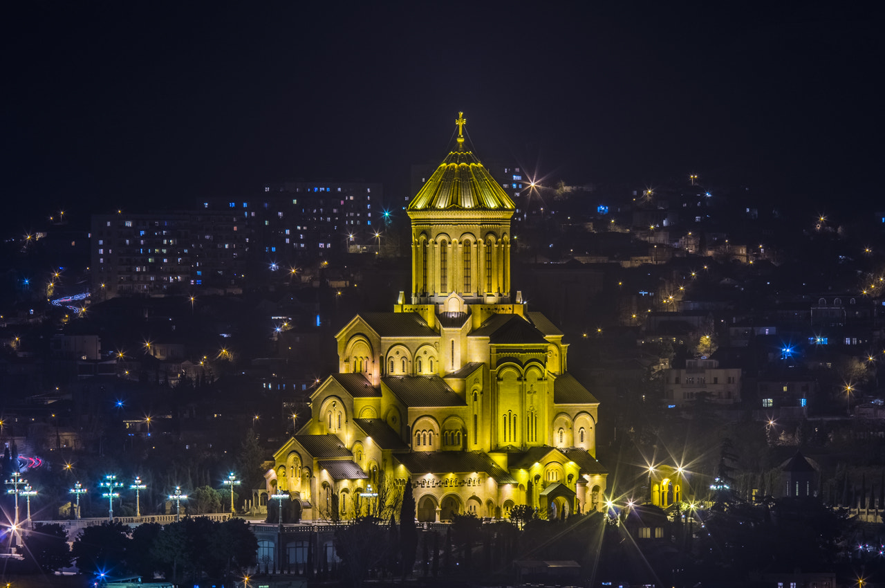 smc PENTAX-FA 80-320mm F4.5-5.6 sample photo. Tbilisi, holy trinity cathedral photography