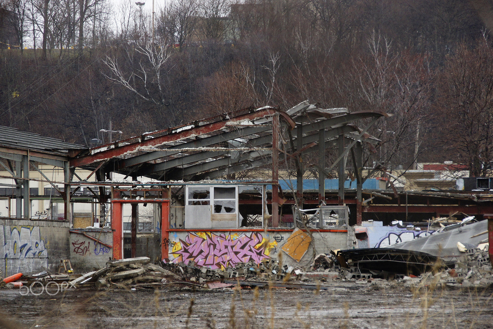 Sony Alpha DSLR-A500 sample photo. Land use transition photography