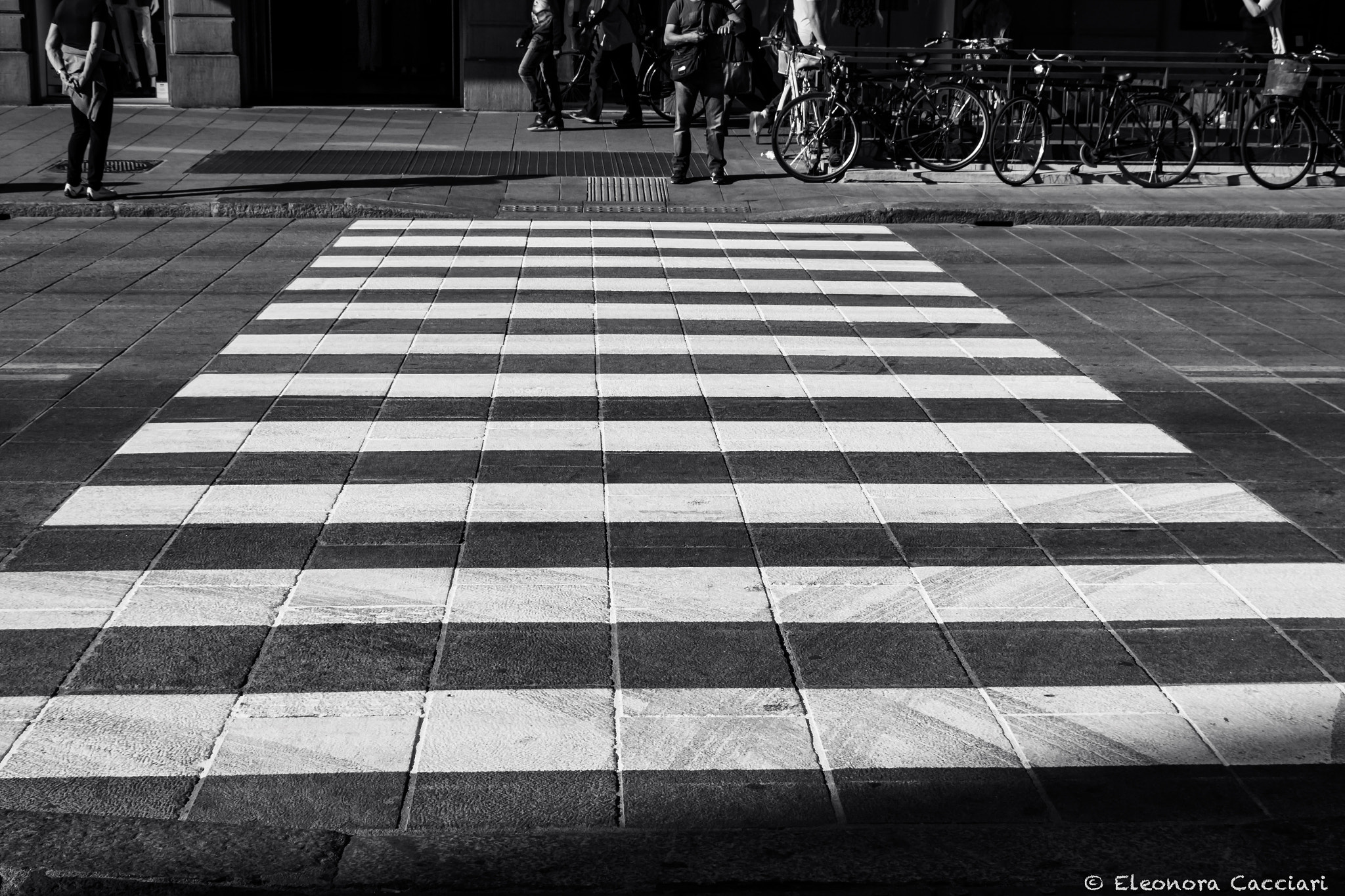 Canon EF-S 18-135mm F3.5-5.6 IS STM sample photo. A zebra crossing in bologna photography