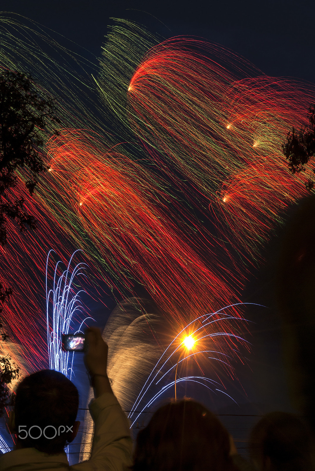 Nikon D200 sample photo. Rain of fire photography