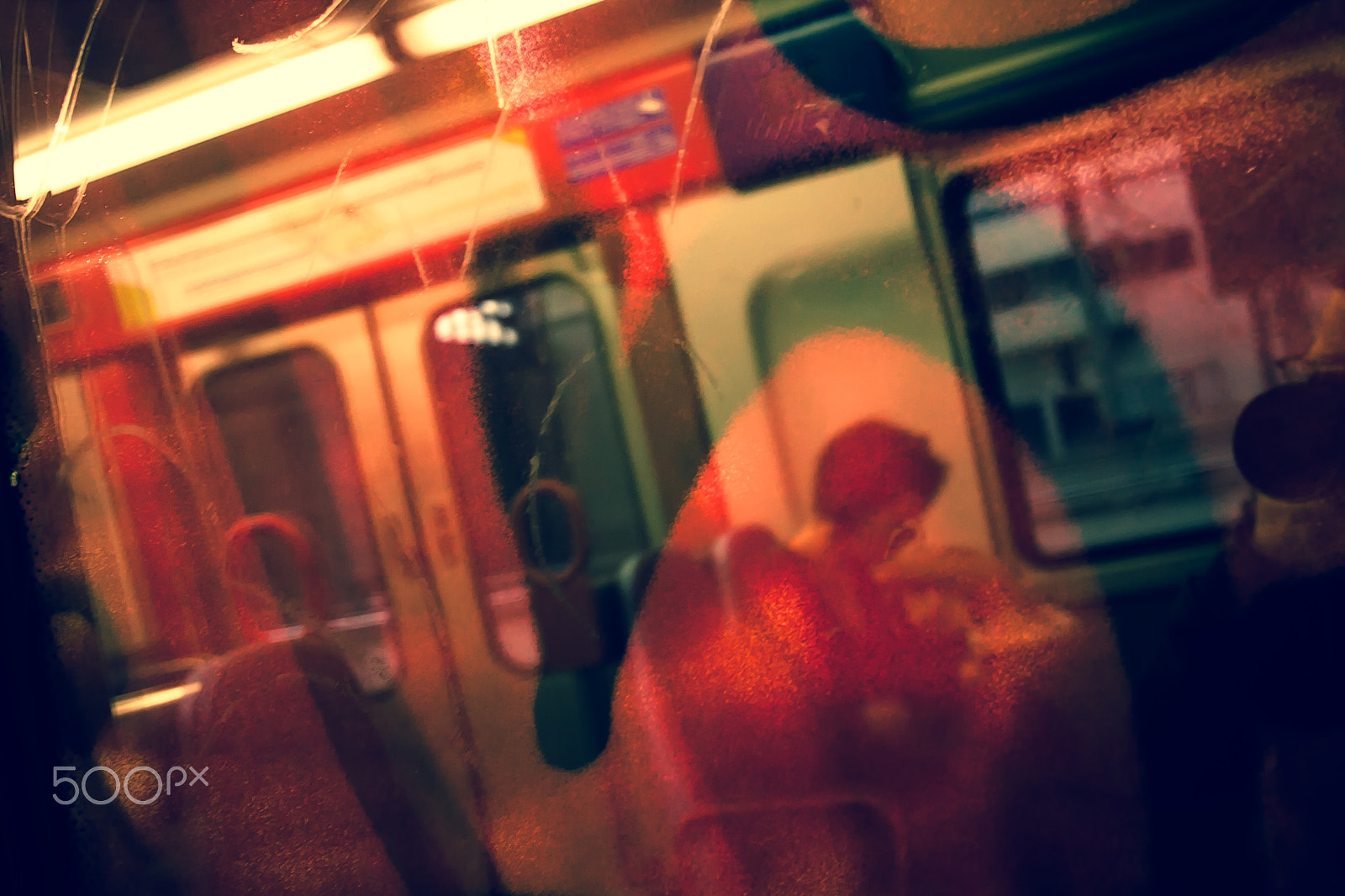 Canon EOS 40D sample photo. Graffiti on train's window iv photography