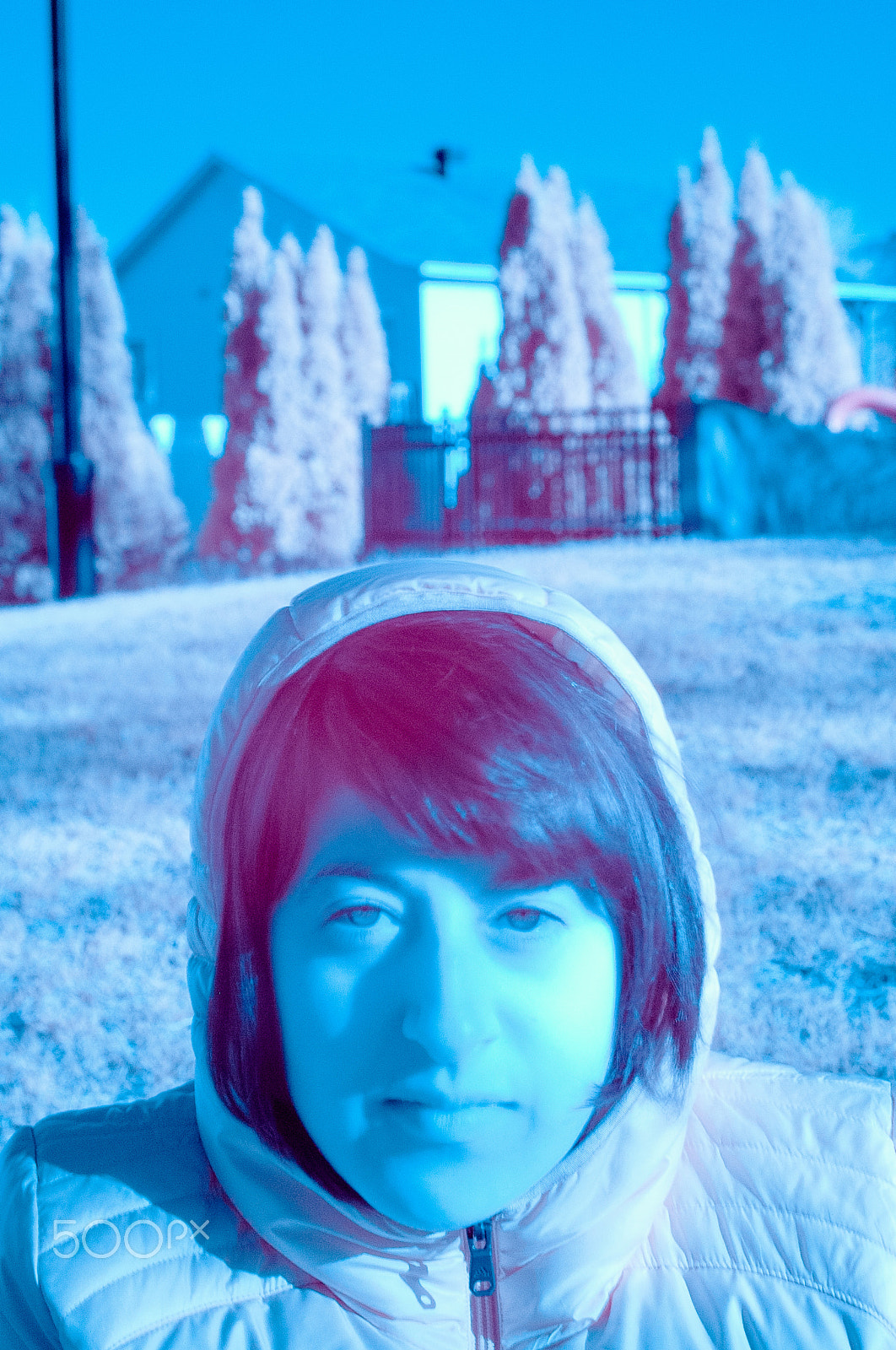 Nikon D700 + Tamron SP AF 17-50mm F2.8 XR Di II VC LD Aspherical (IF) sample photo. First infrared portrait photography