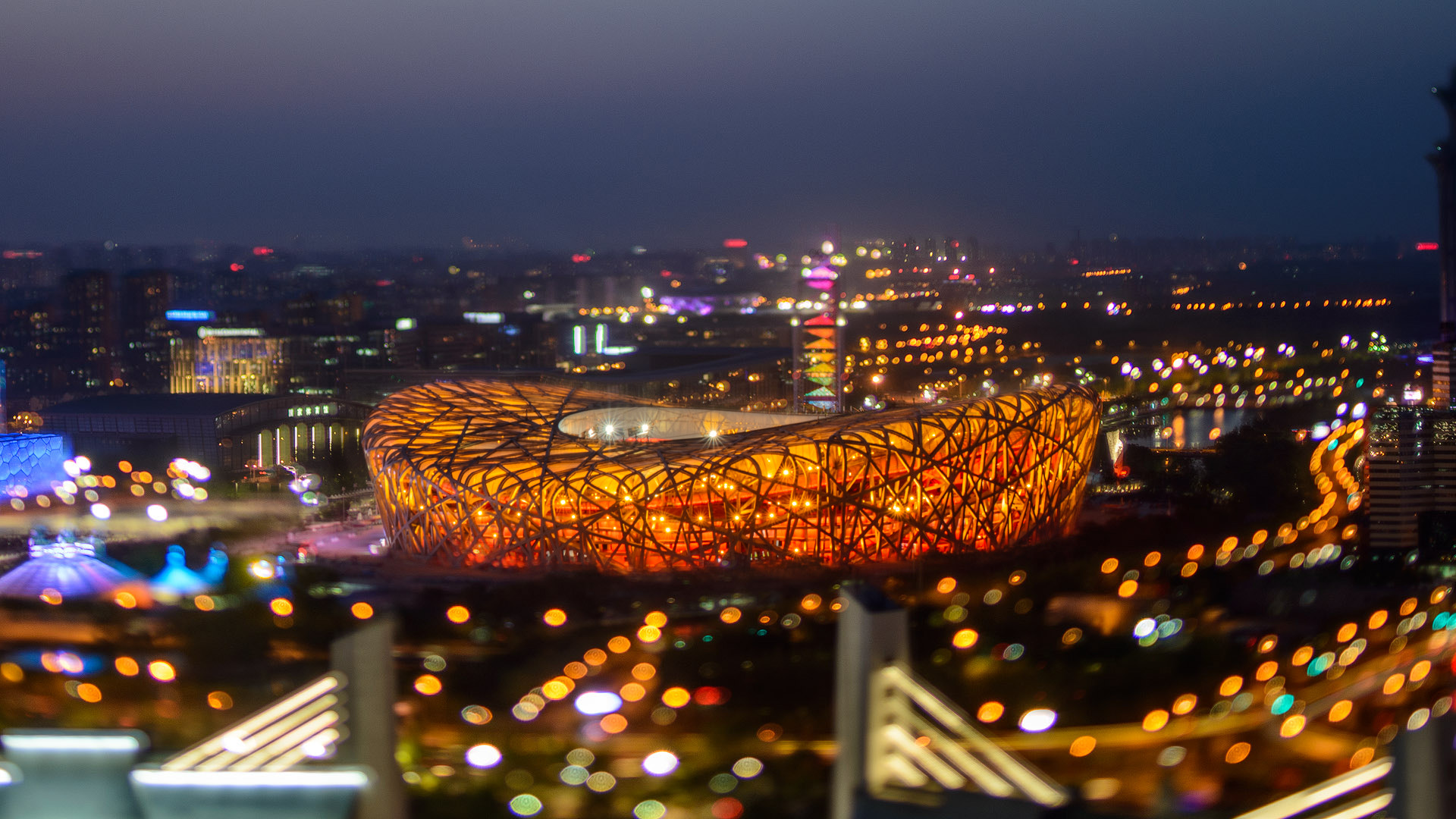 Nikon PC-E Nikkor 45mm F2.8D ED Tilt-Shift sample photo. 移轴鸟巢 photography