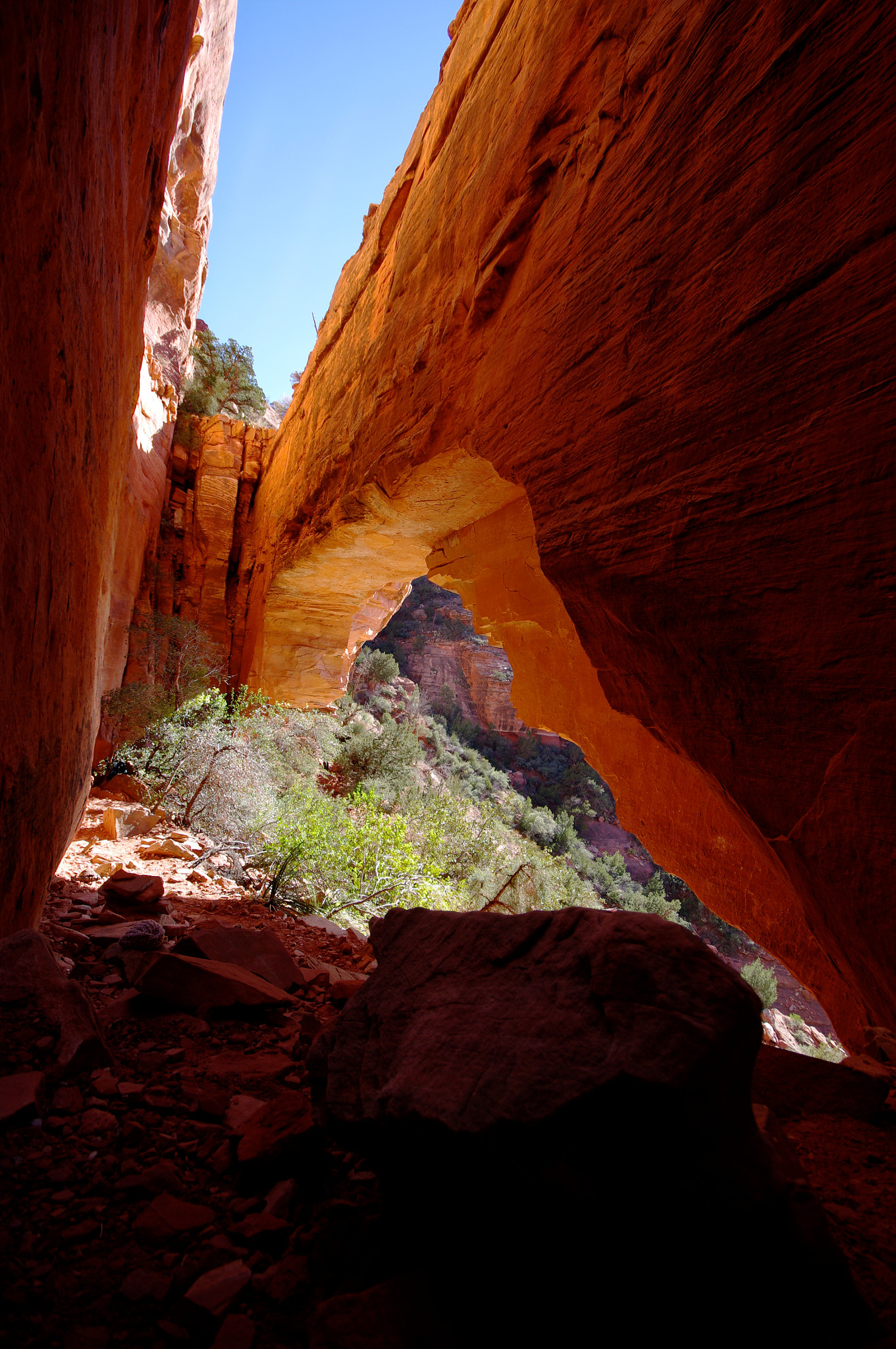 Pentax K20D + Sigma AF 10-20mm F4-5.6 EX DC sample photo. Arch in fay canyon photography