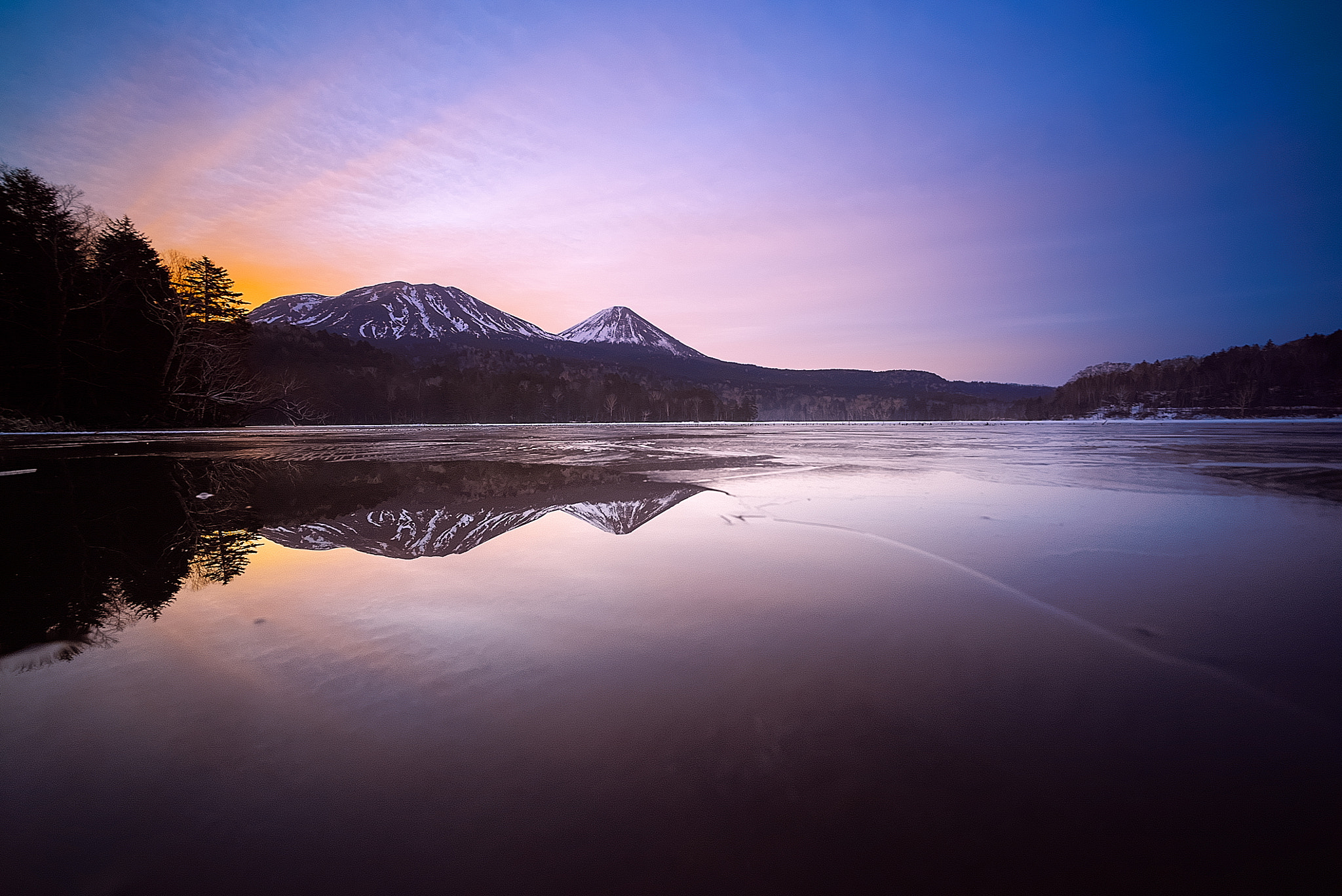 Sony a7S sample photo. New day on the thin ice photography