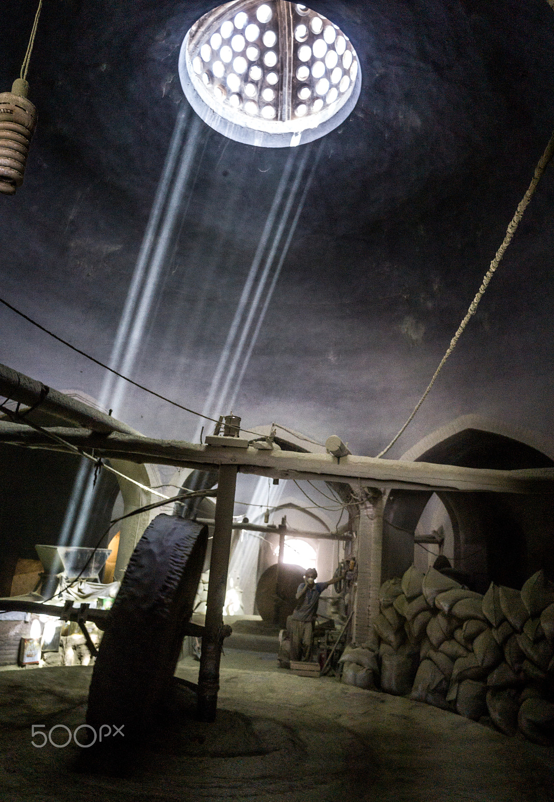 Leica M9 + Leica Elmar-M 24mm F3.8 ASPH sample photo. Mill worker, iran photography