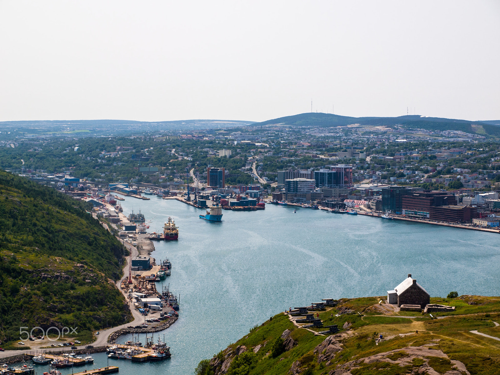 Olympus E-620 (EVOLT E-620) + OLYMPUS 14-42mm Lens sample photo. Protected harbour st johns, nl canada photography