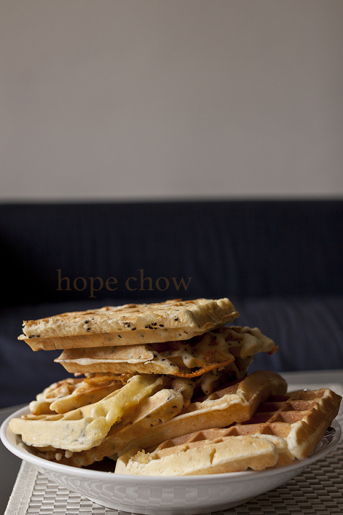 Sigma 30mm F1.4 EX DC HSM sample photo. Black sesame waffles photography