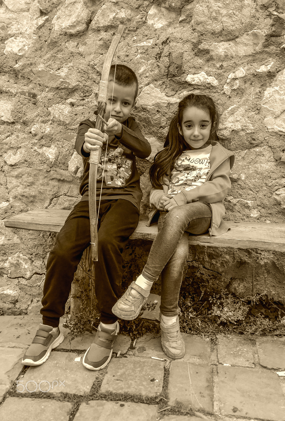 Lenovo S60-A sample photo. Children in old rasnov castle from romania photography
