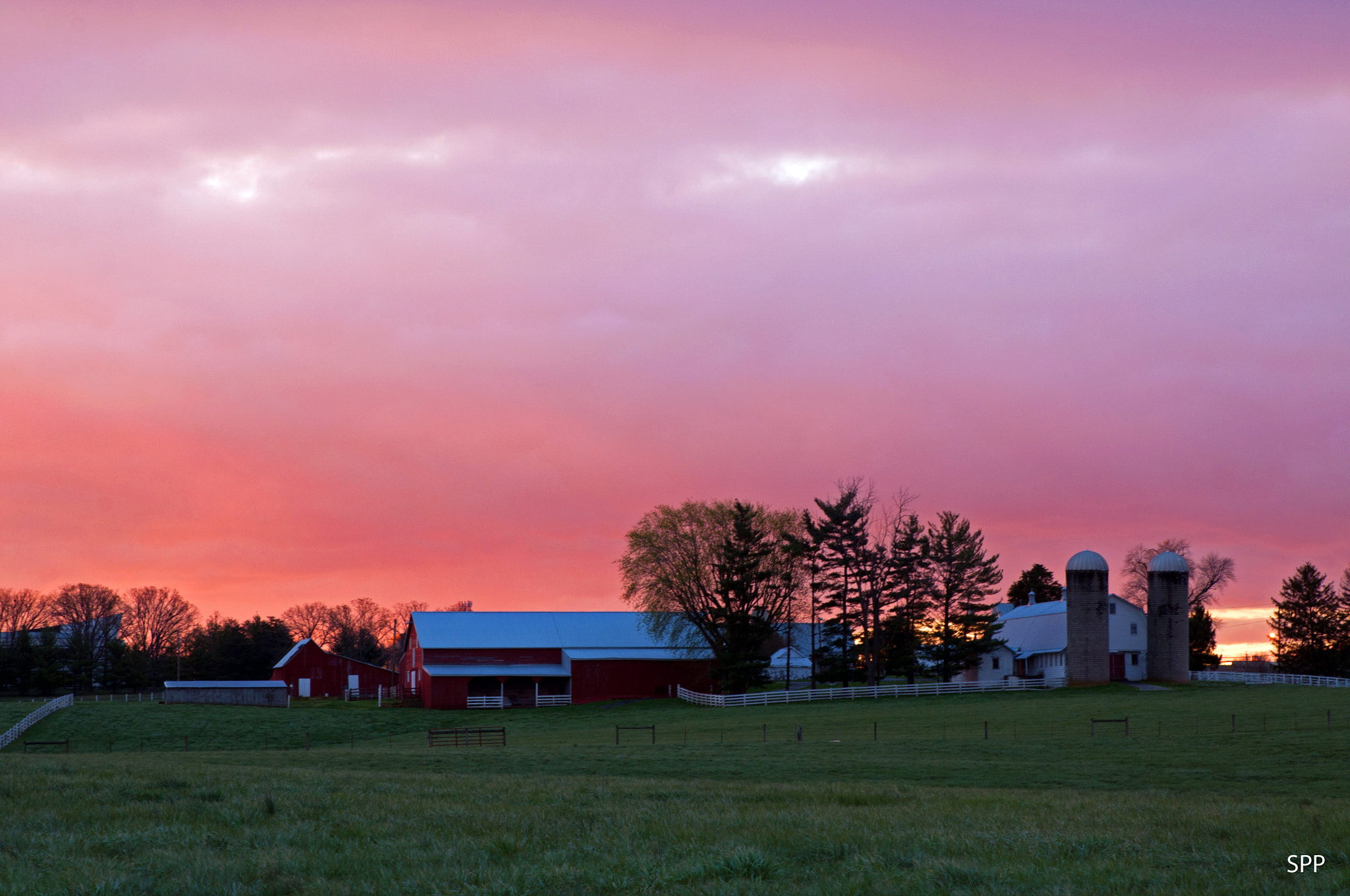 Tamron SP 24-70mm F2.8 Di VC USD sample photo. Barn at dawn photography