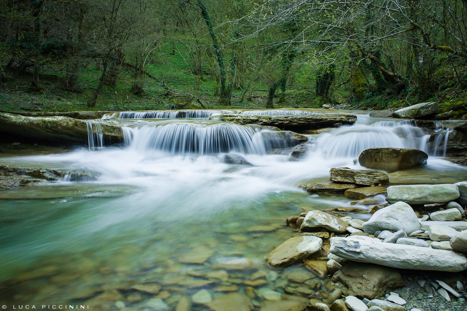 Canon EOS 5D + Canon EF 28mm F1.8 USM sample photo. Little waterfall photography