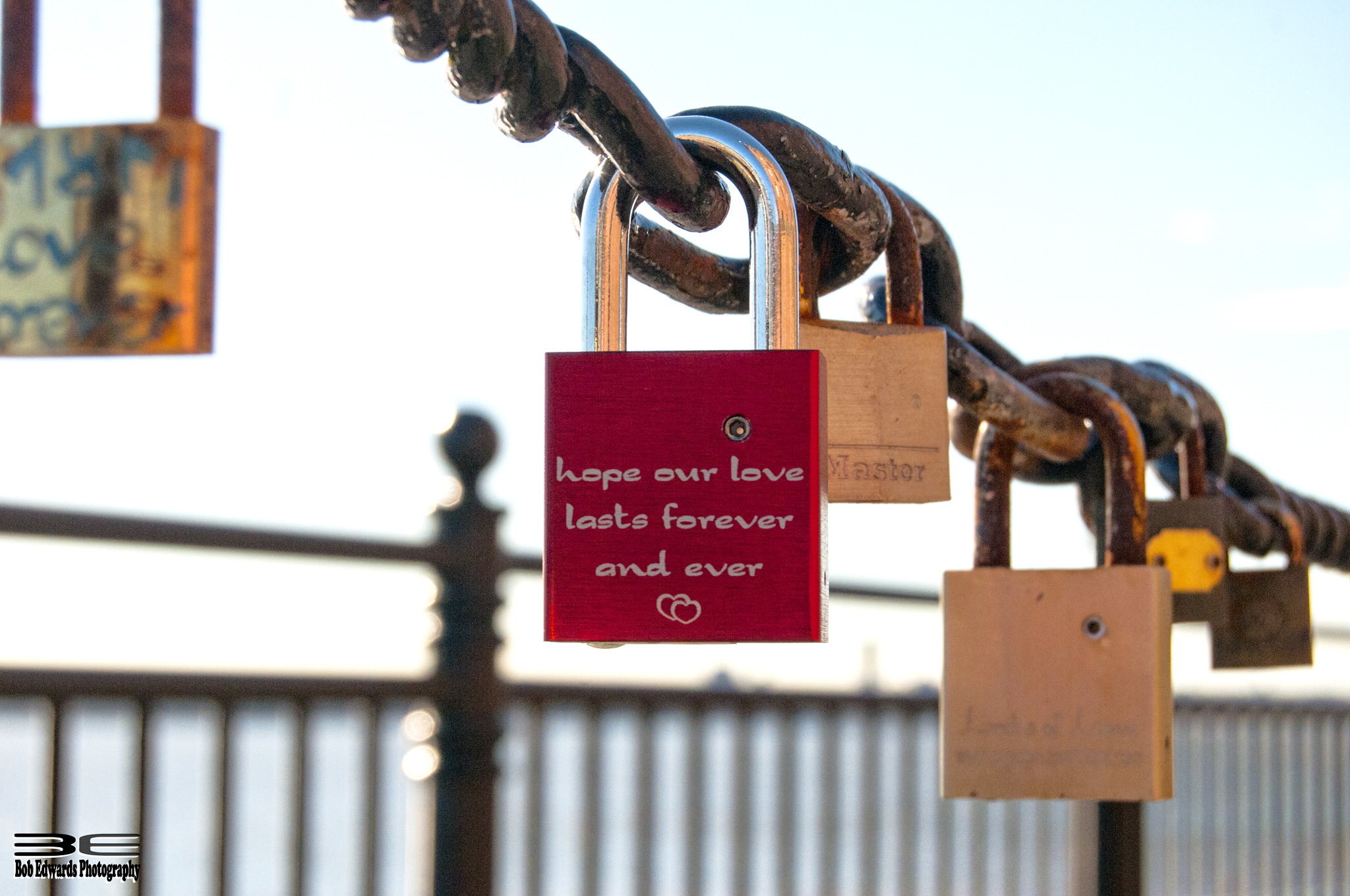 Nikon D300S sample photo. Love locks photography