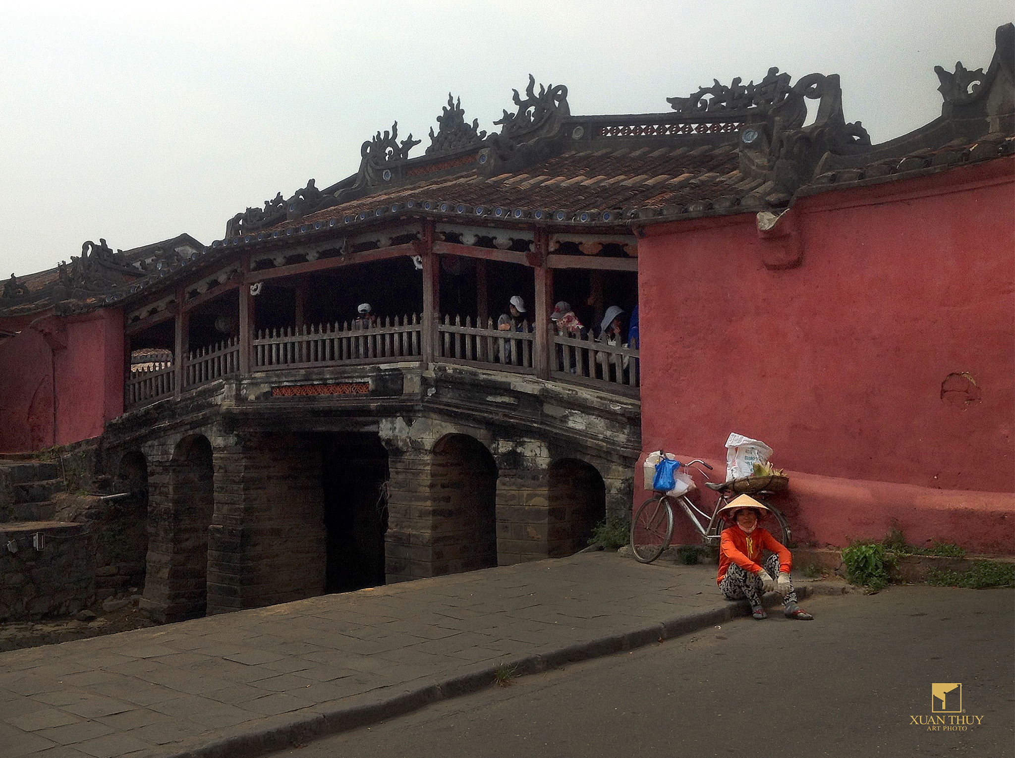 iPad back camera 4.28mm f/2.4 sample photo. Bridge pagoda in hoi an, vietnam photography