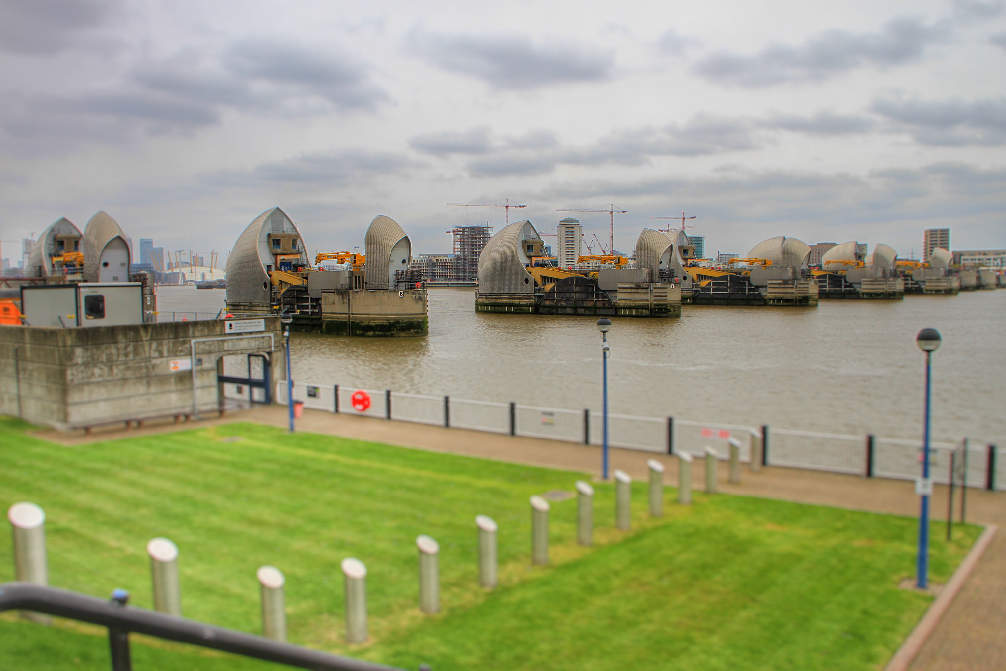 Canon EOS 7D + Canon 18-270mm sample photo. A view of "thames barrier" london taken using canon 7d with tamron 18-270mm lens hand held photography