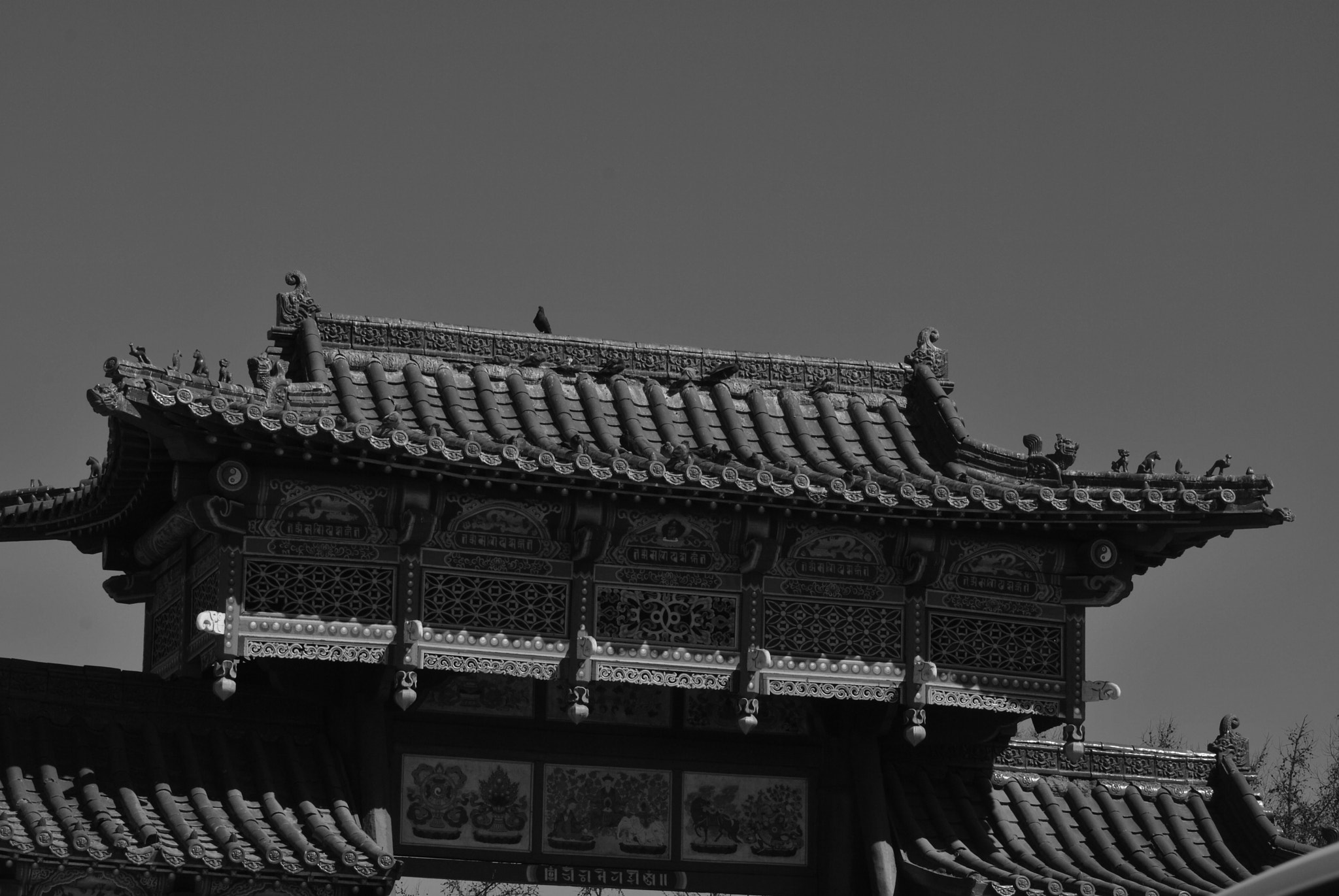 Nikon AF Nikkor 70-300mm F4-5.6G sample photo. Gate of the temple... photography