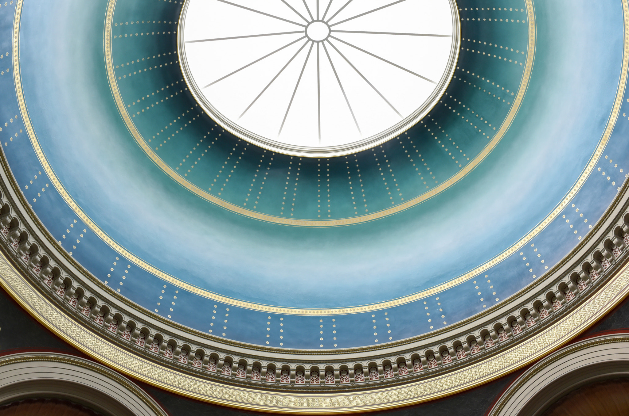 Nikon D750 + AF-S Nikkor 35mm f/1.8G sample photo. Inner dome of alte nationalgalerie photography