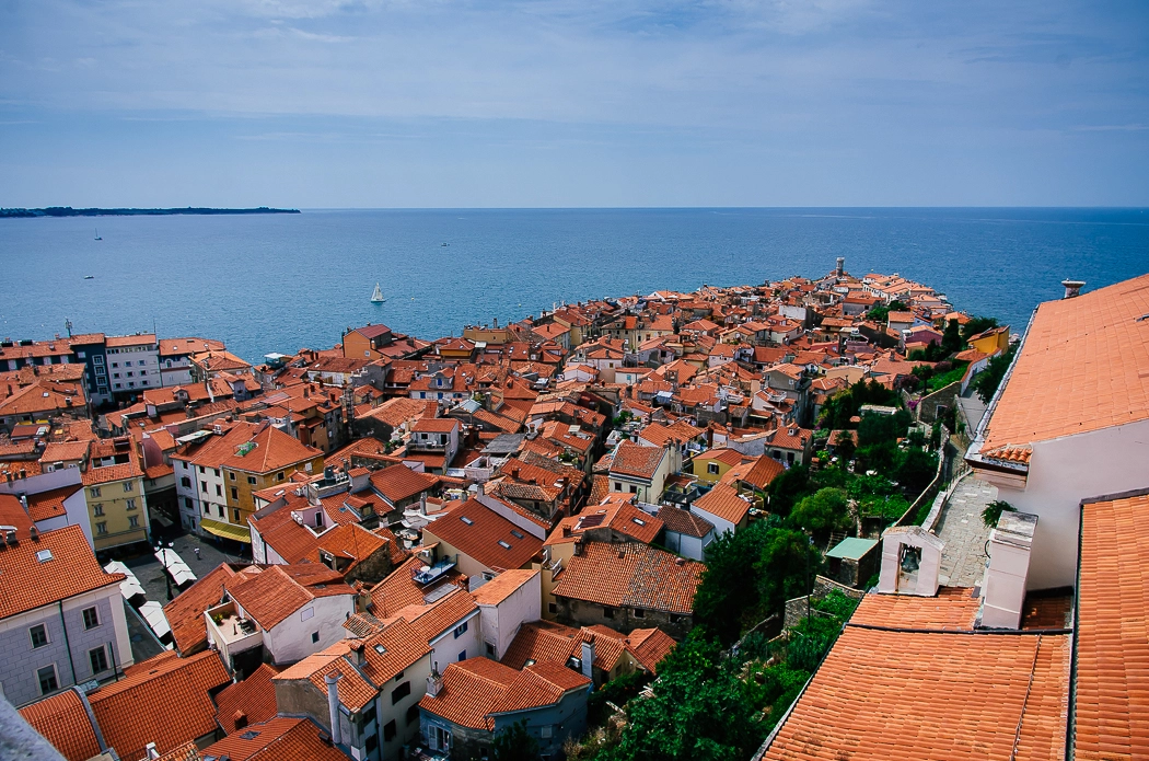 Pentax smc DA 14mm F2.8 ED (IF) sample photo. View over piran photography