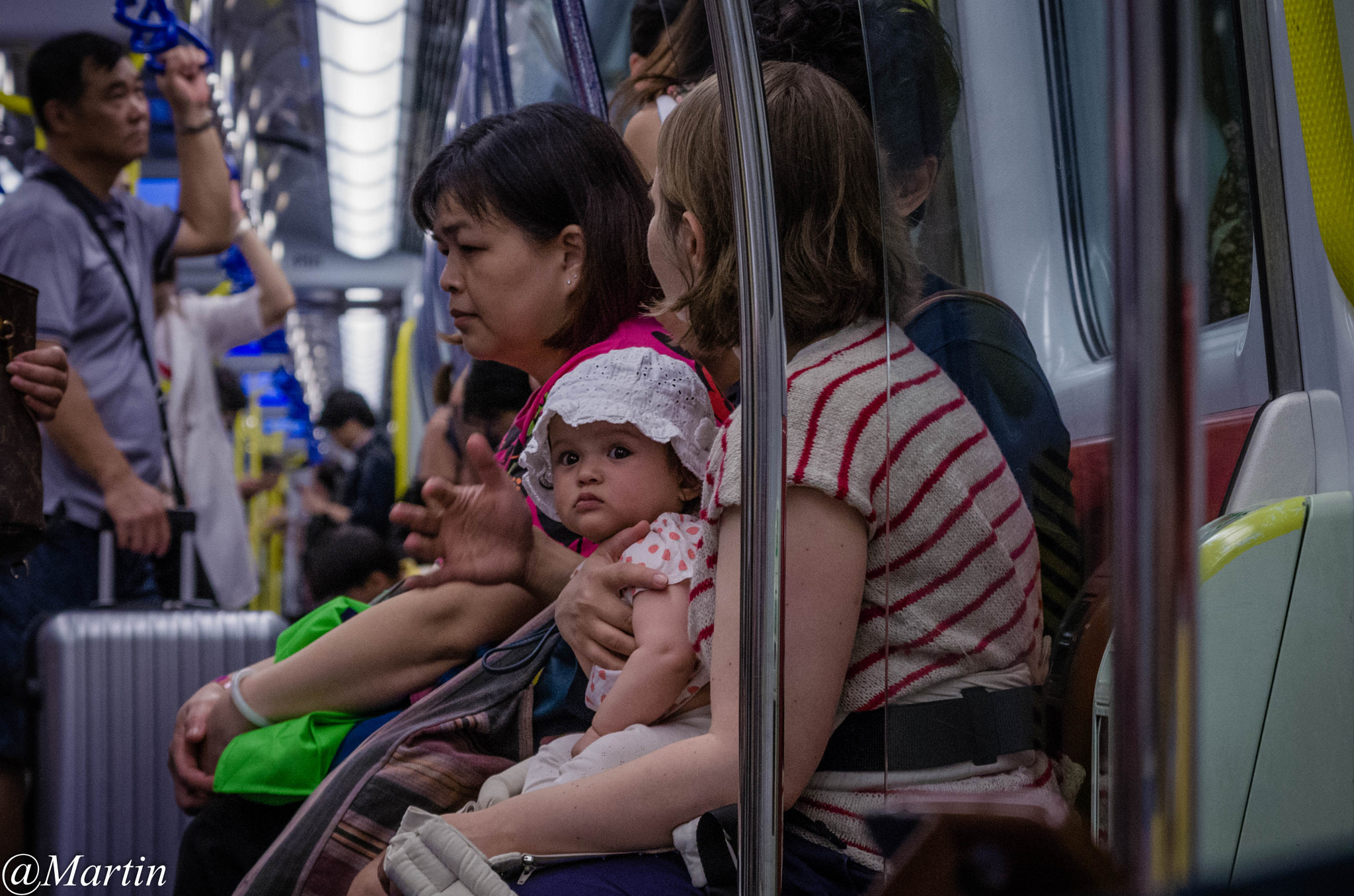 Sigma 17-70mm F2.8-4 DC Macro OS HSM sample photo. Baby in subway photography