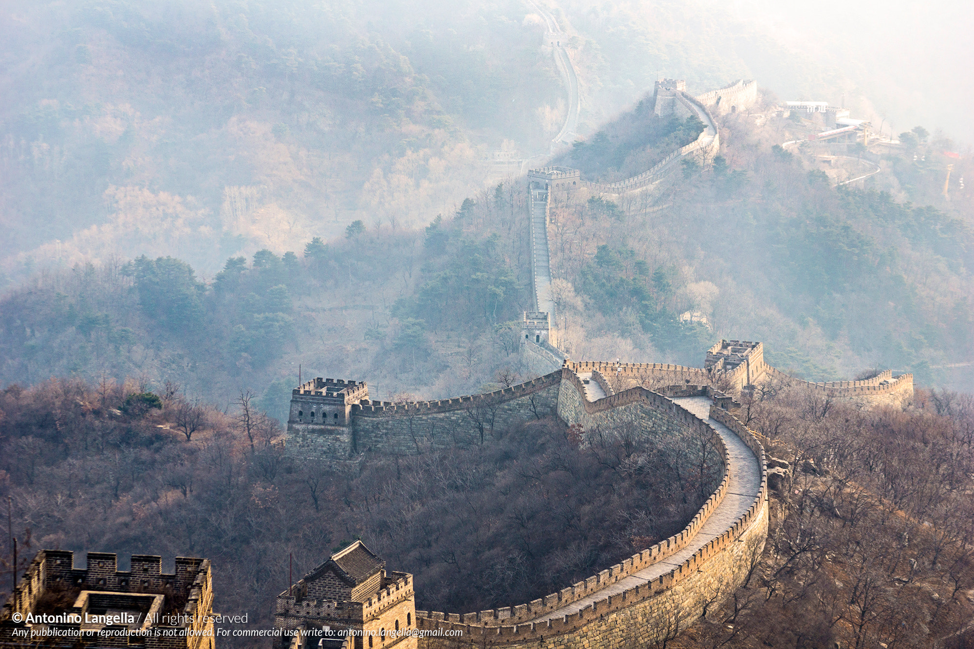 Tamron SP 70-300mm F4-5.6 Di USD sample photo. The great wall of china photography