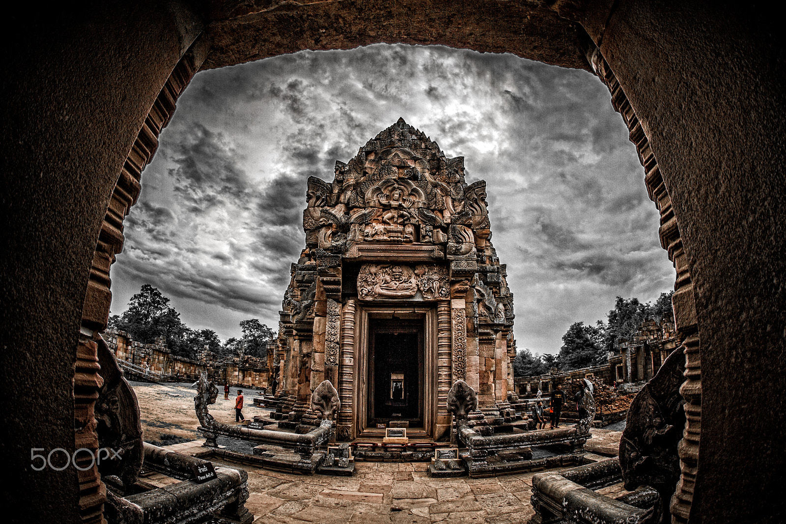 Canon EF 8-15mm F4L Fisheye USM sample photo. Phanom rung historical park photography