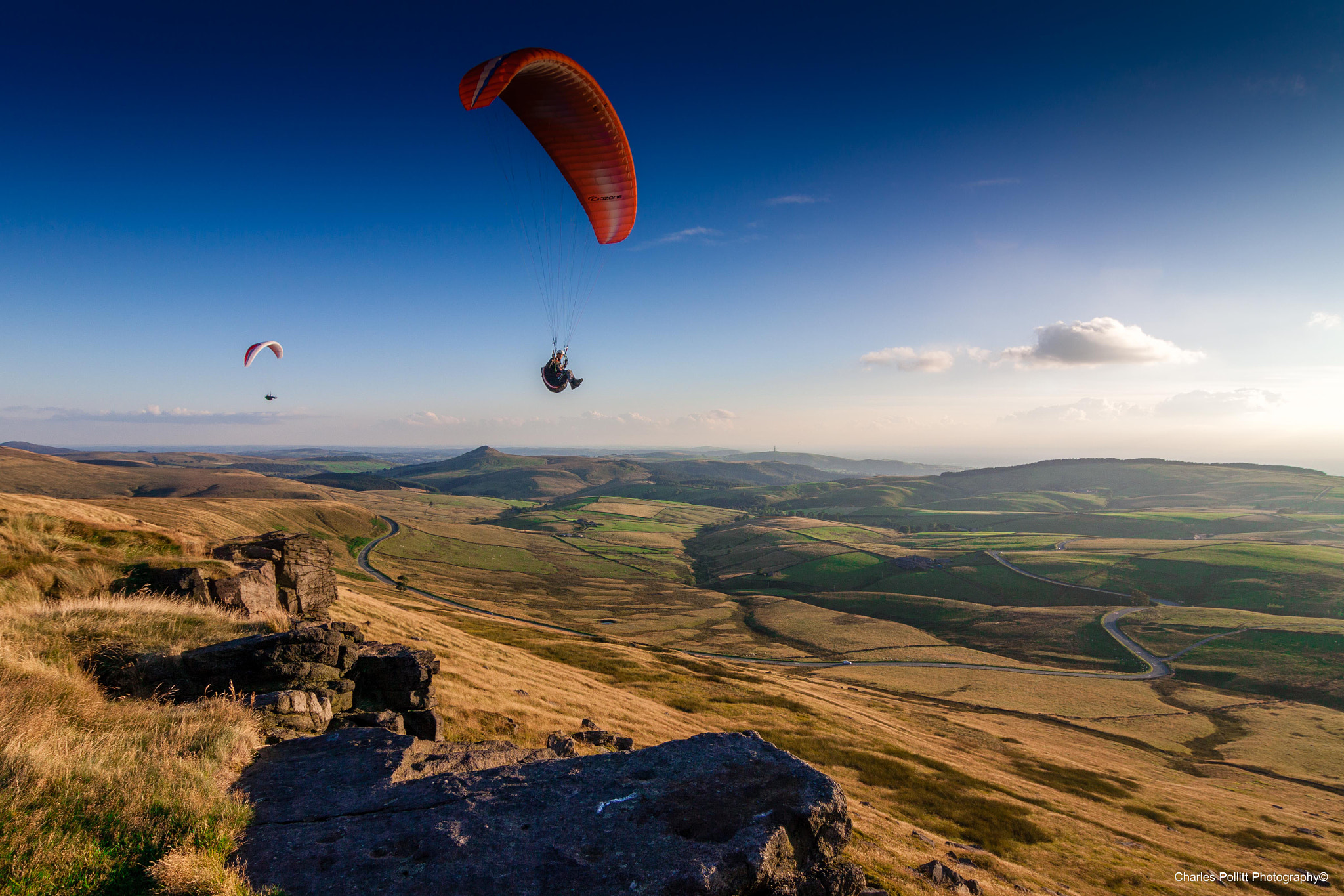 Tokina AT-X Pro 12-24mm F4 (IF) DX sample photo. Paragliding over shining tor photography