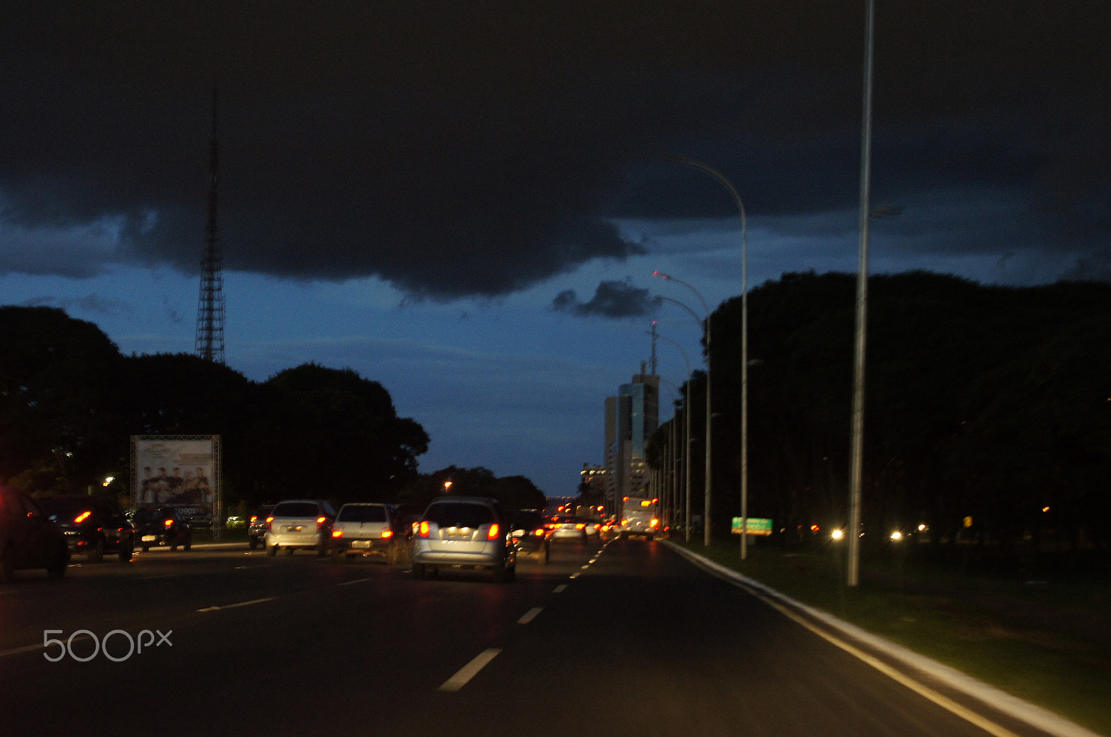 Sony Alpha DSLR-A580 sample photo. Big city nights photography