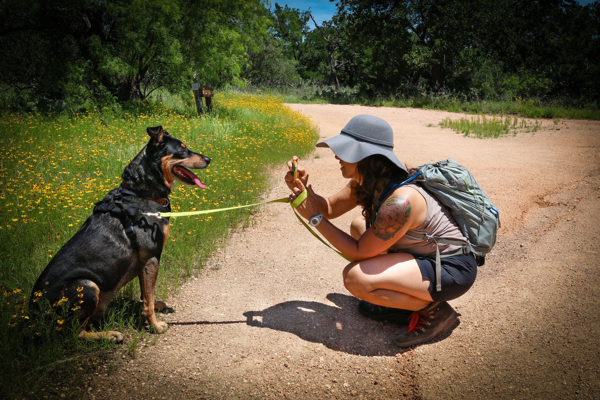 Sigma 12-24mm F4.5-5.6 II DG HSM sample photo. •a girl & her dog• photography