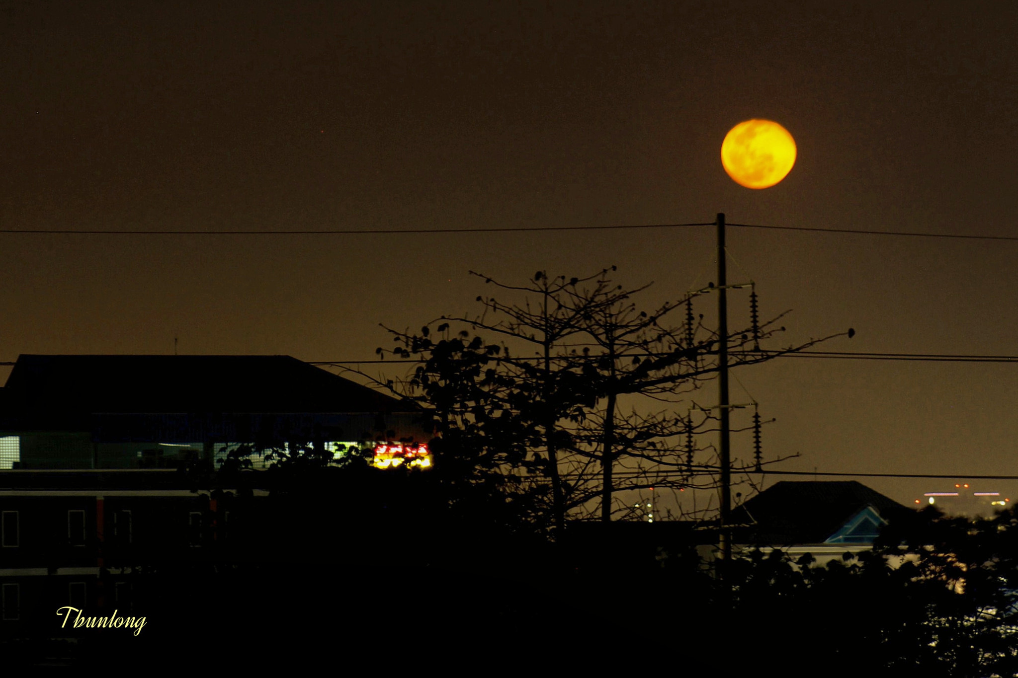 Canon EF75-300mm f/4-5.6 sample photo. Moonlight ! photography