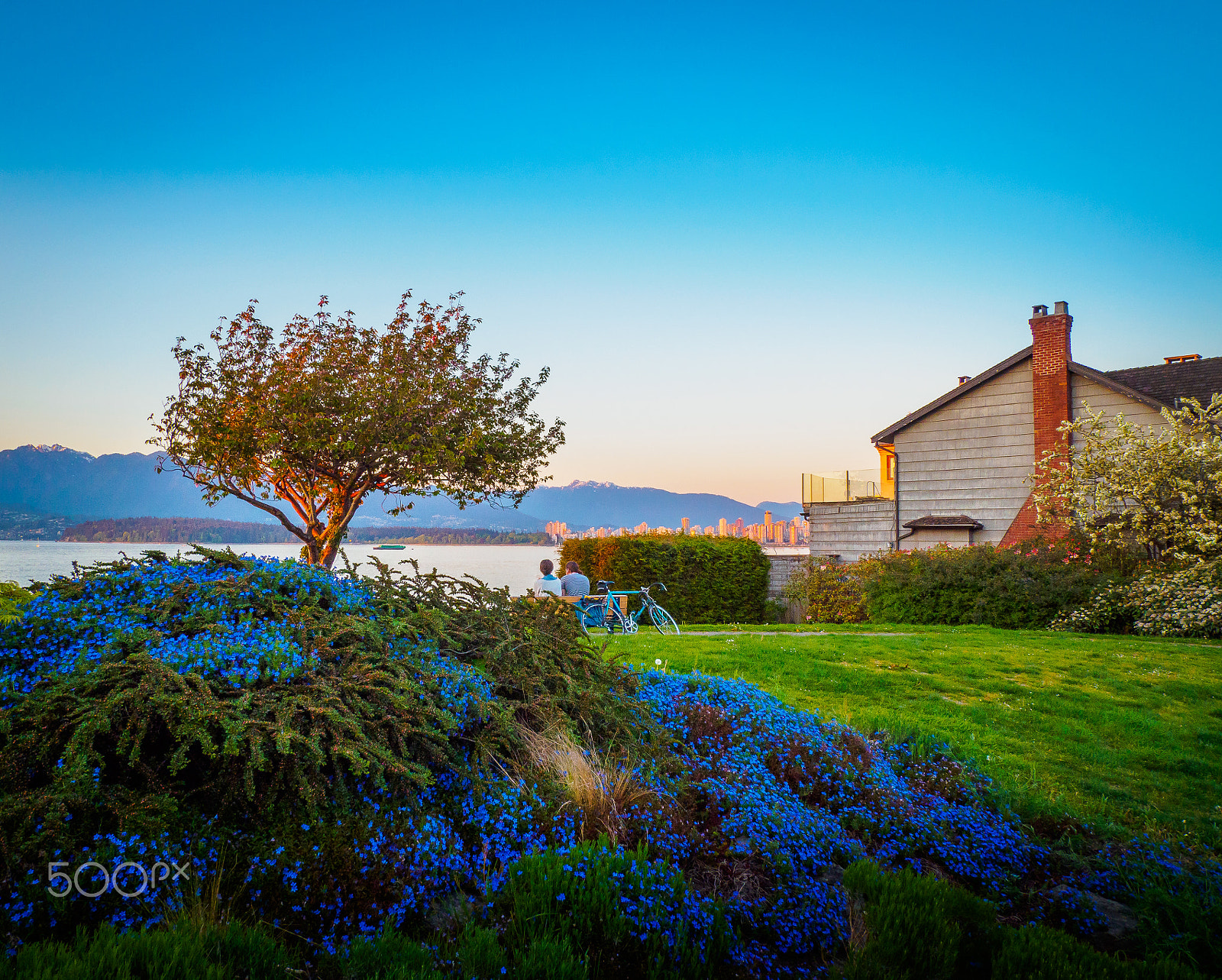 Olympus OM-D E-M10 sample photo. Sunset - vancouver style photography