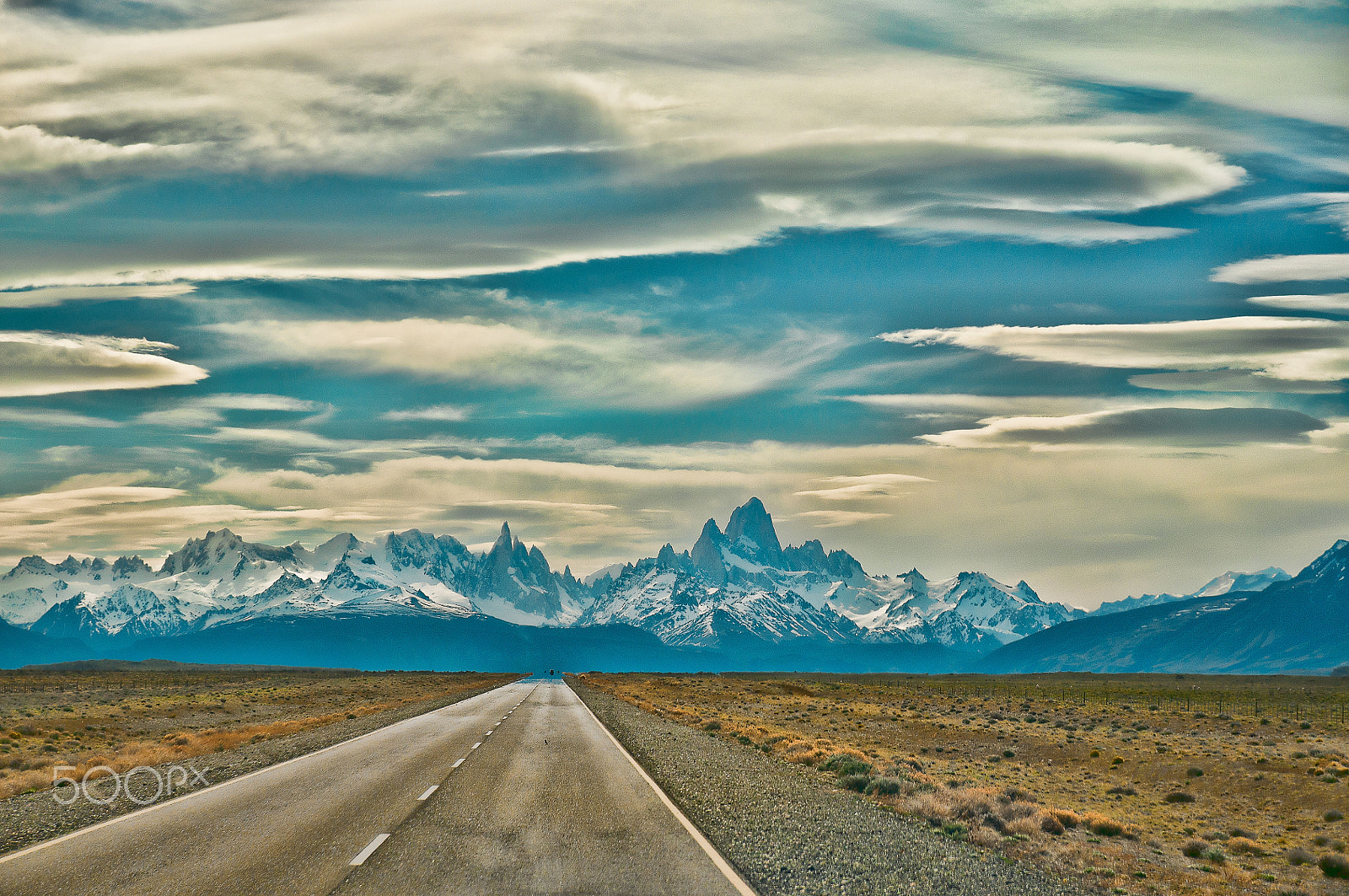 Nikon D300 + Tamron SP AF 17-50mm F2.8 XR Di II VC LD Aspherical (IF) sample photo. Road in patagonia photography