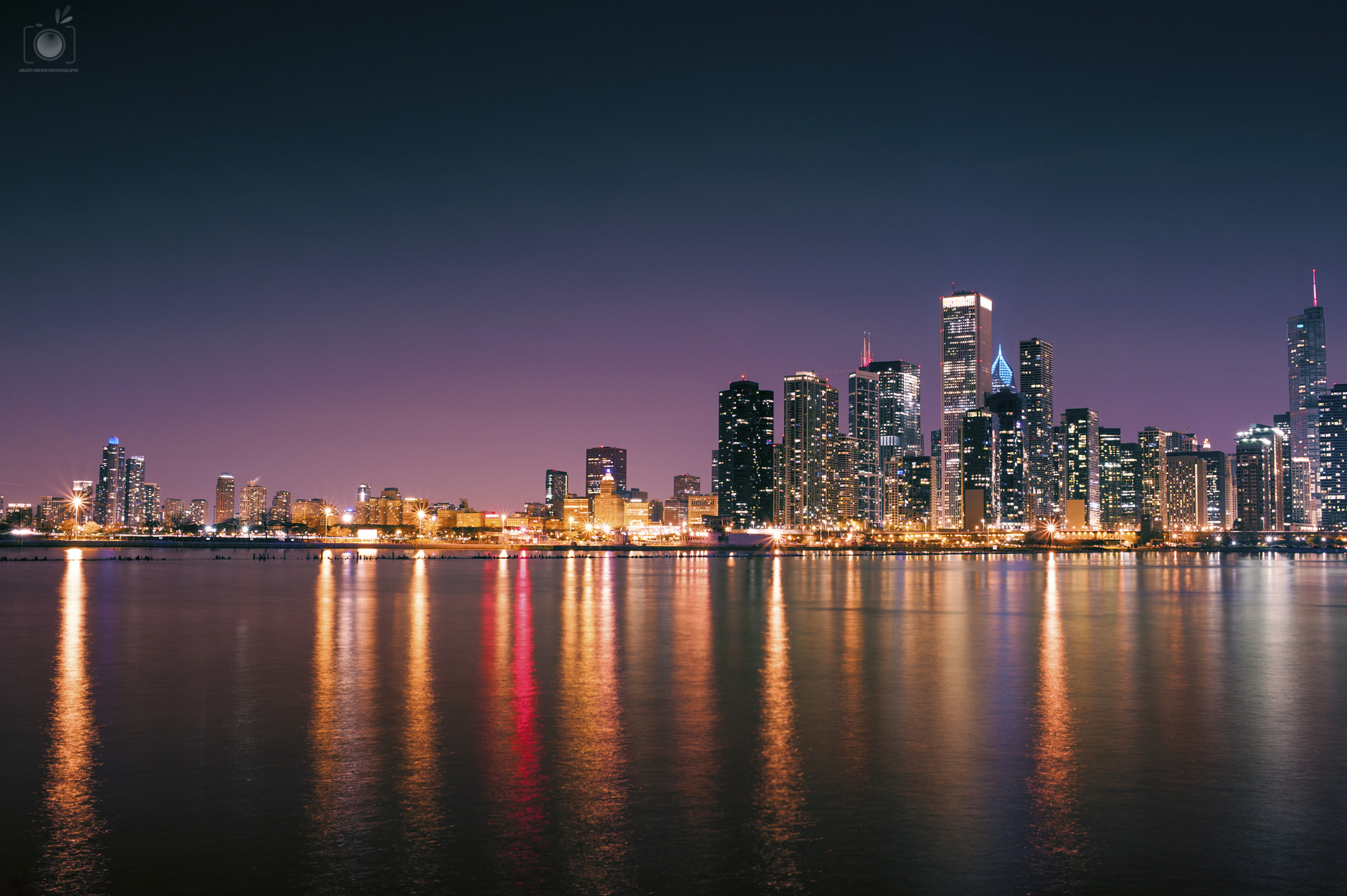 AF-S Nikkor 35mm f/1.8G sample photo. Chicago city at dawn photography