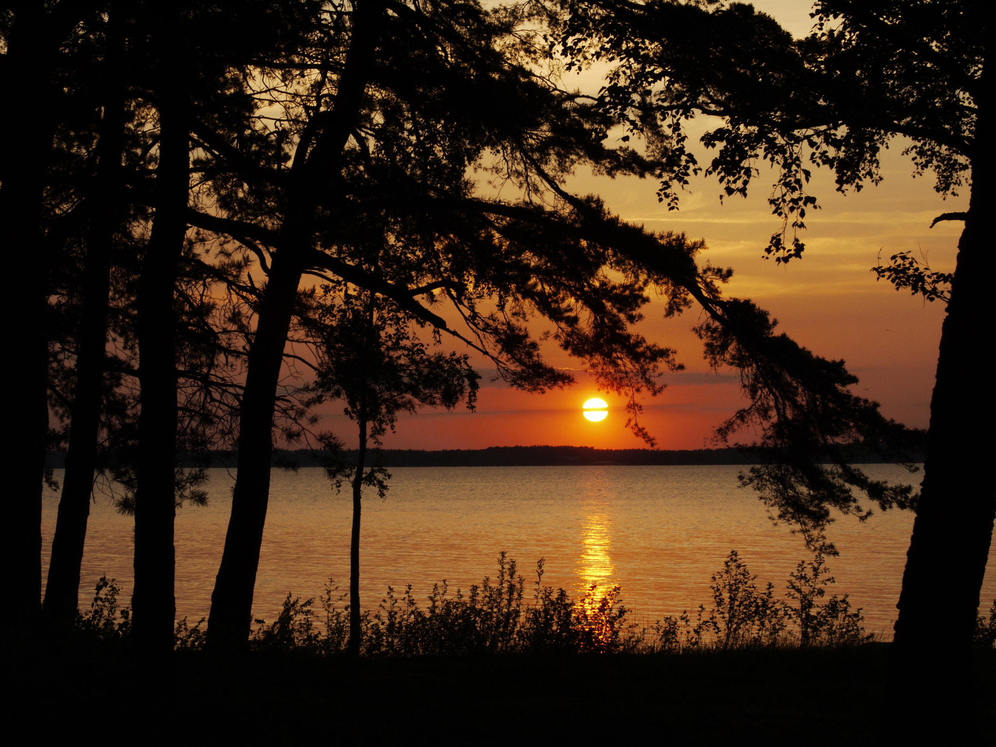 Panasonic Lumix G Vario 45-200mm F4-5.6 OIS sample photo. Swedish sunset photography