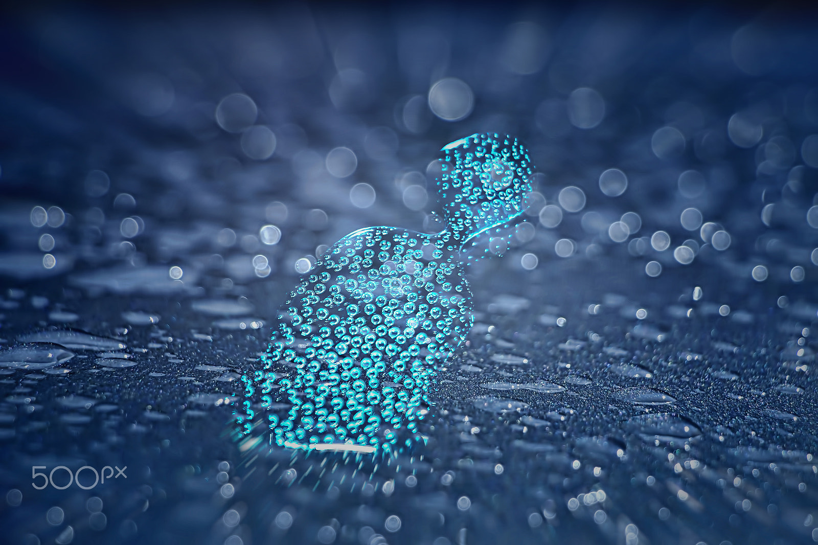 Canon EF-S 18-135mm F3.5-5.6 IS STM sample photo. Bokeh and droplets created by person photography