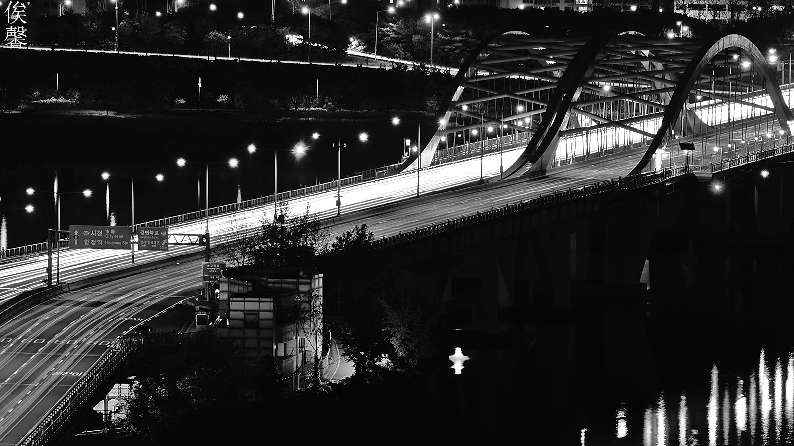 Sony 70-300mm F4.5-5.6 G SSM sample photo. Dark scape - korea river photography