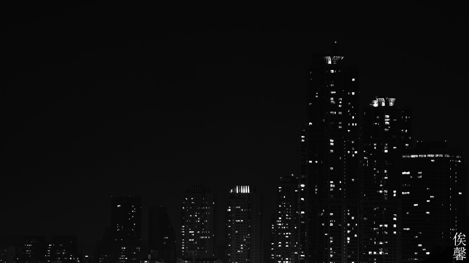 Sony 70-300mm F4.5-5.6 G SSM sample photo. Dark scape - korea river photography