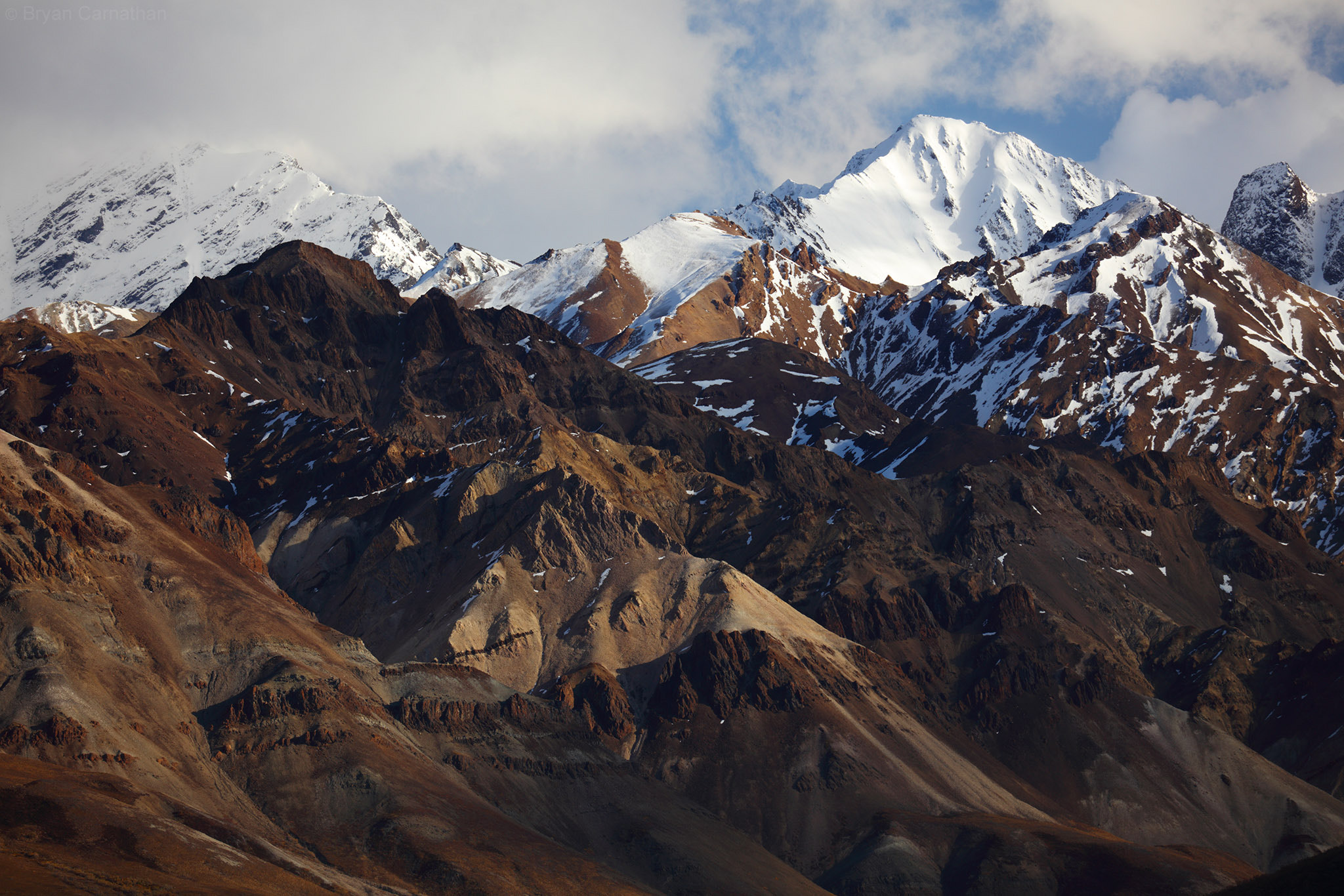 Canon EF 100-400mm F4.5-5.6L IS II USM sample photo. Snowcapped mountains in denali national park photography