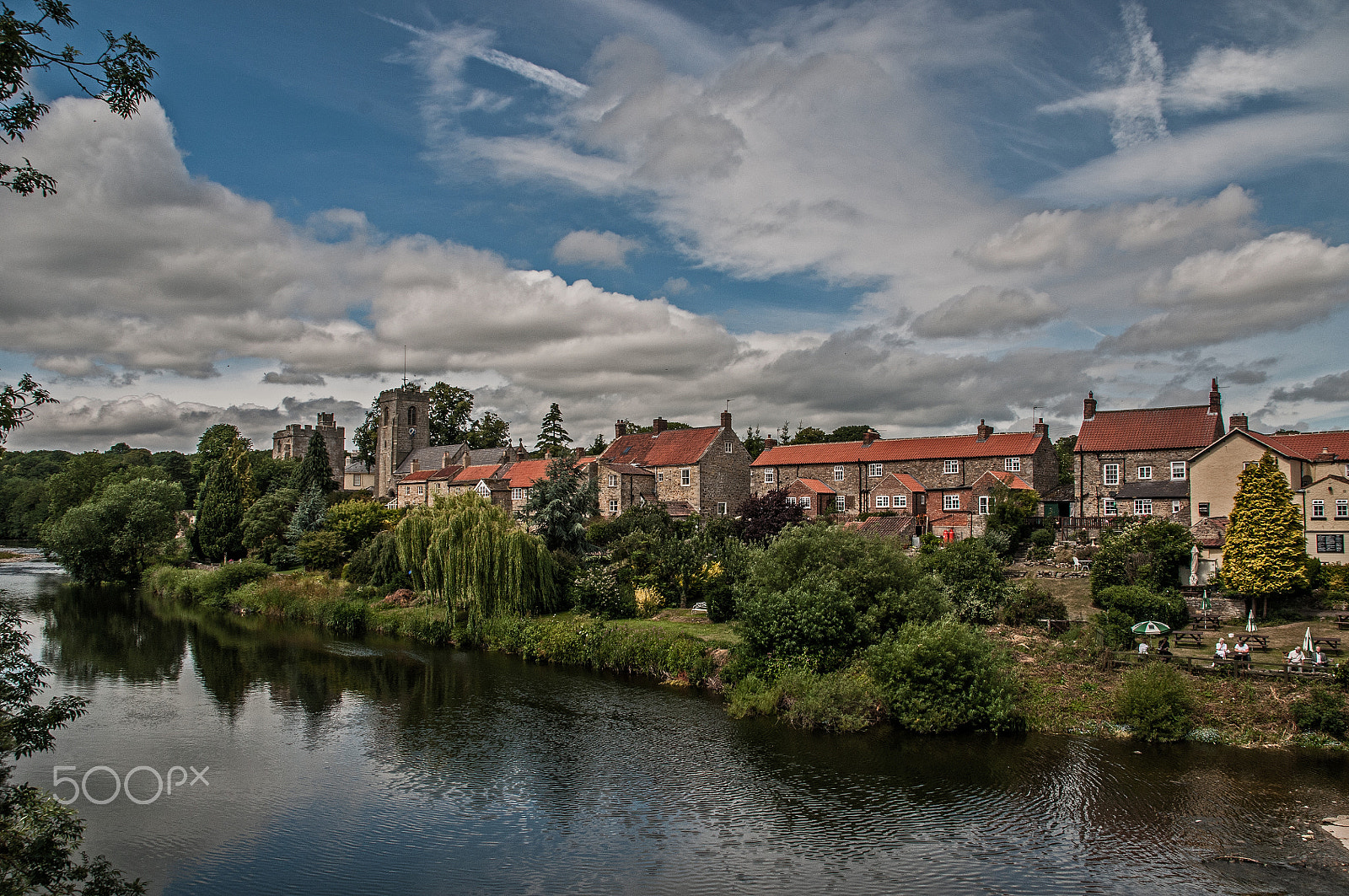 Nikon D300 + Sigma 18-200mm F3.5-6.3 DC sample photo. Rural river scene photography