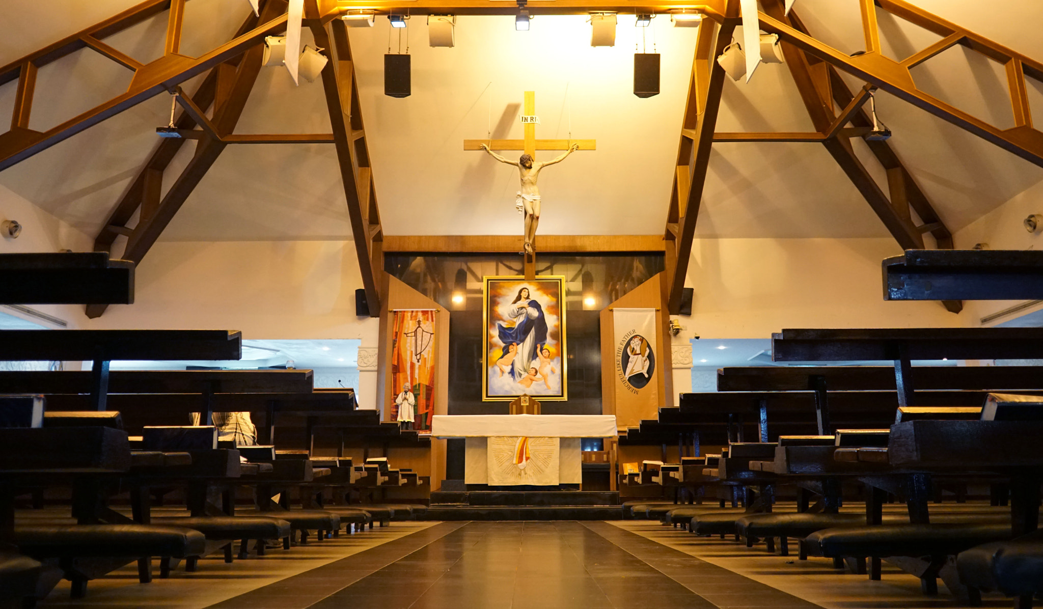 Sony a5100 + Sigma 19mm F2.8 EX DN sample photo. The church of our lady of the assumption, brunei photography