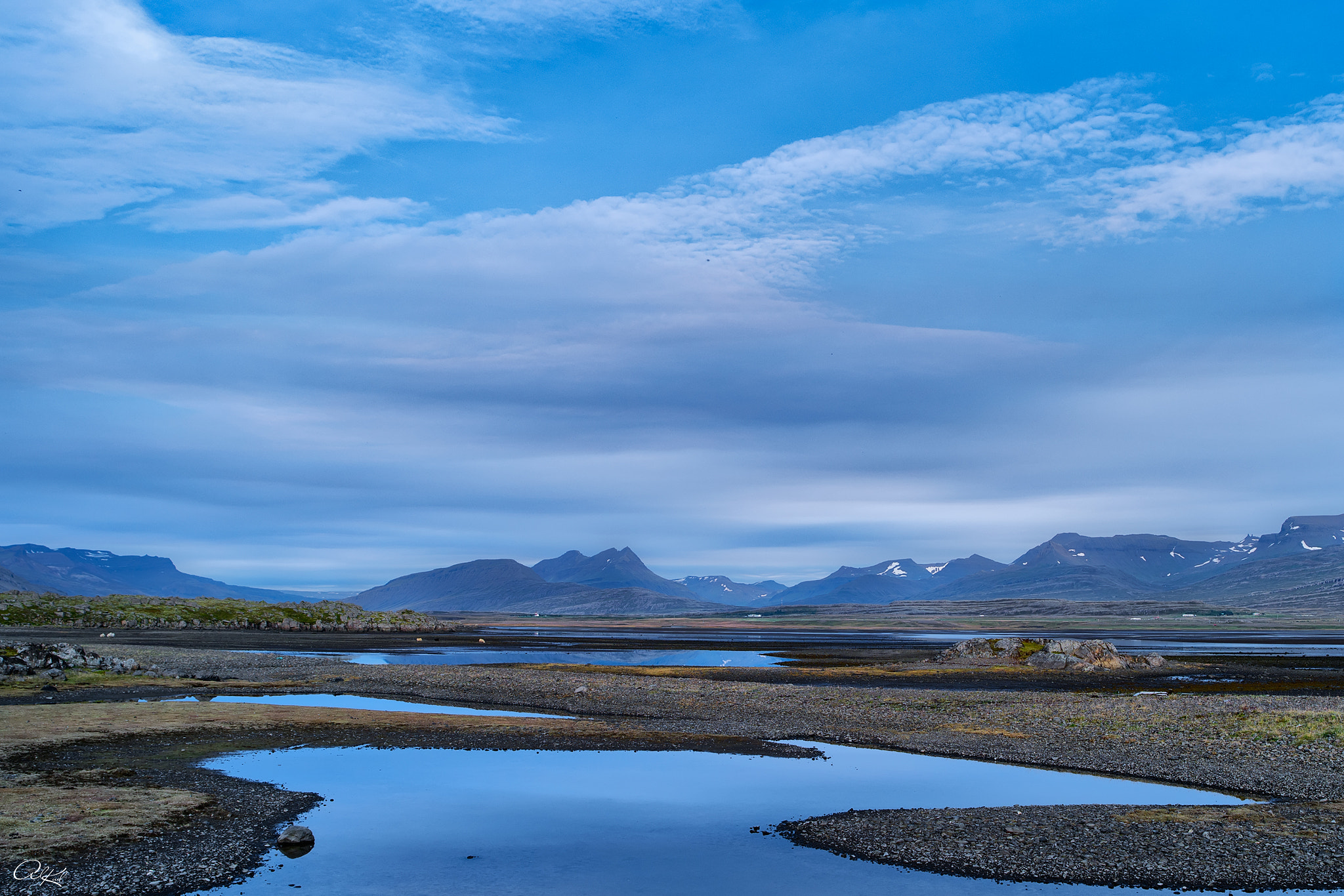 645 A Series Lens sample photo. Iceland blues photography