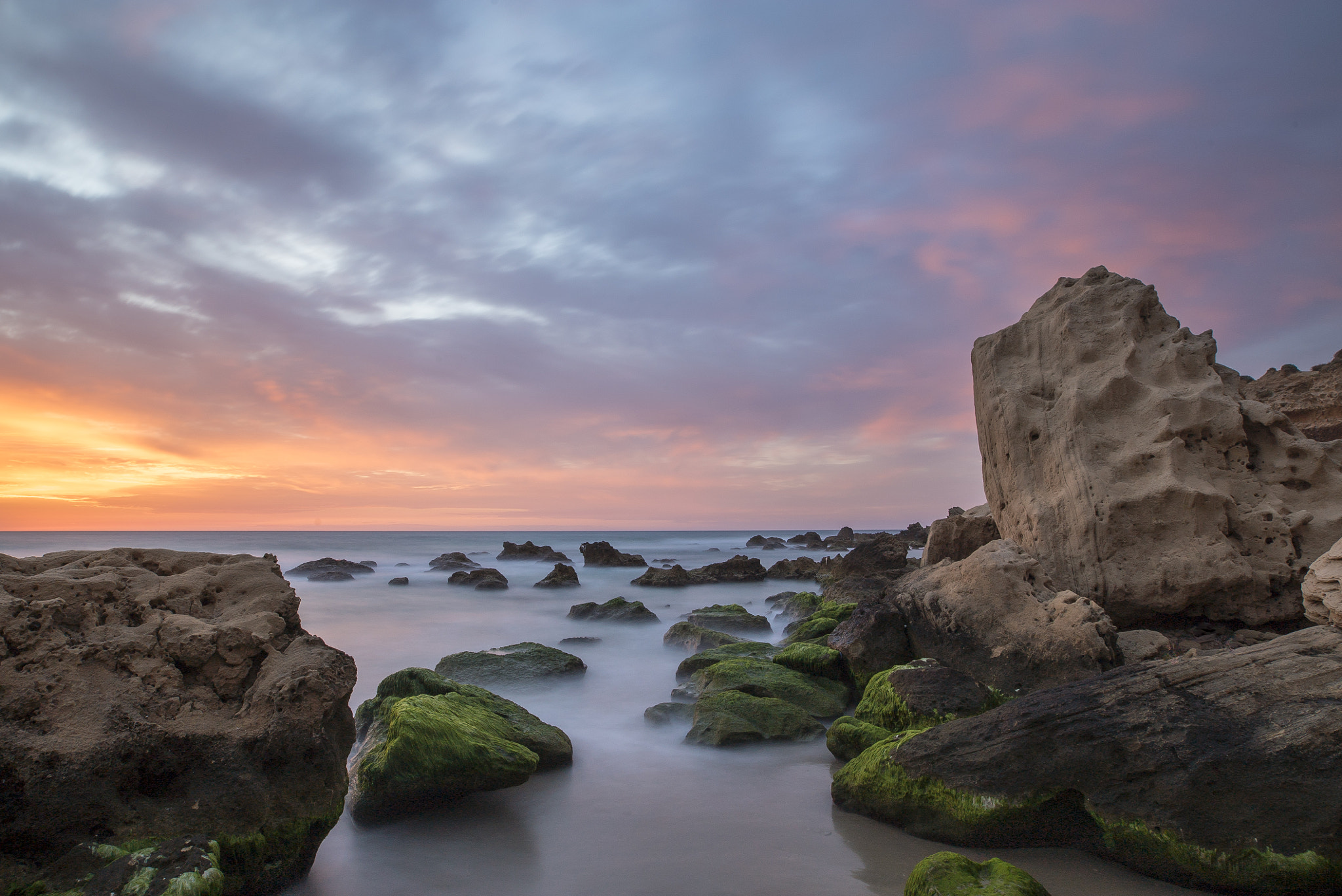 Tamron 18-270mm F3.5-6.3 Di II PZD sample photo. Hidden beach long exposure photography