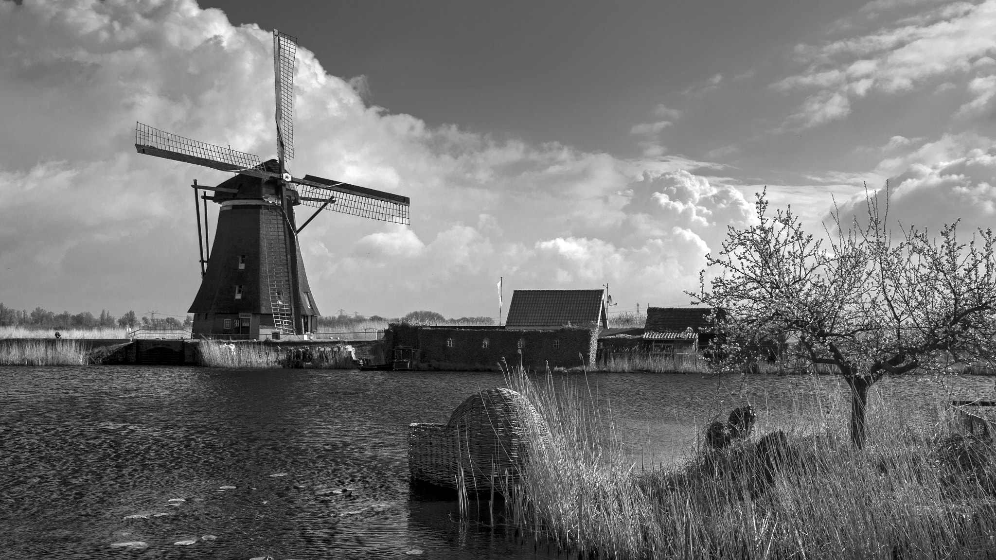 Pentax K-30 sample photo. Windmill photography