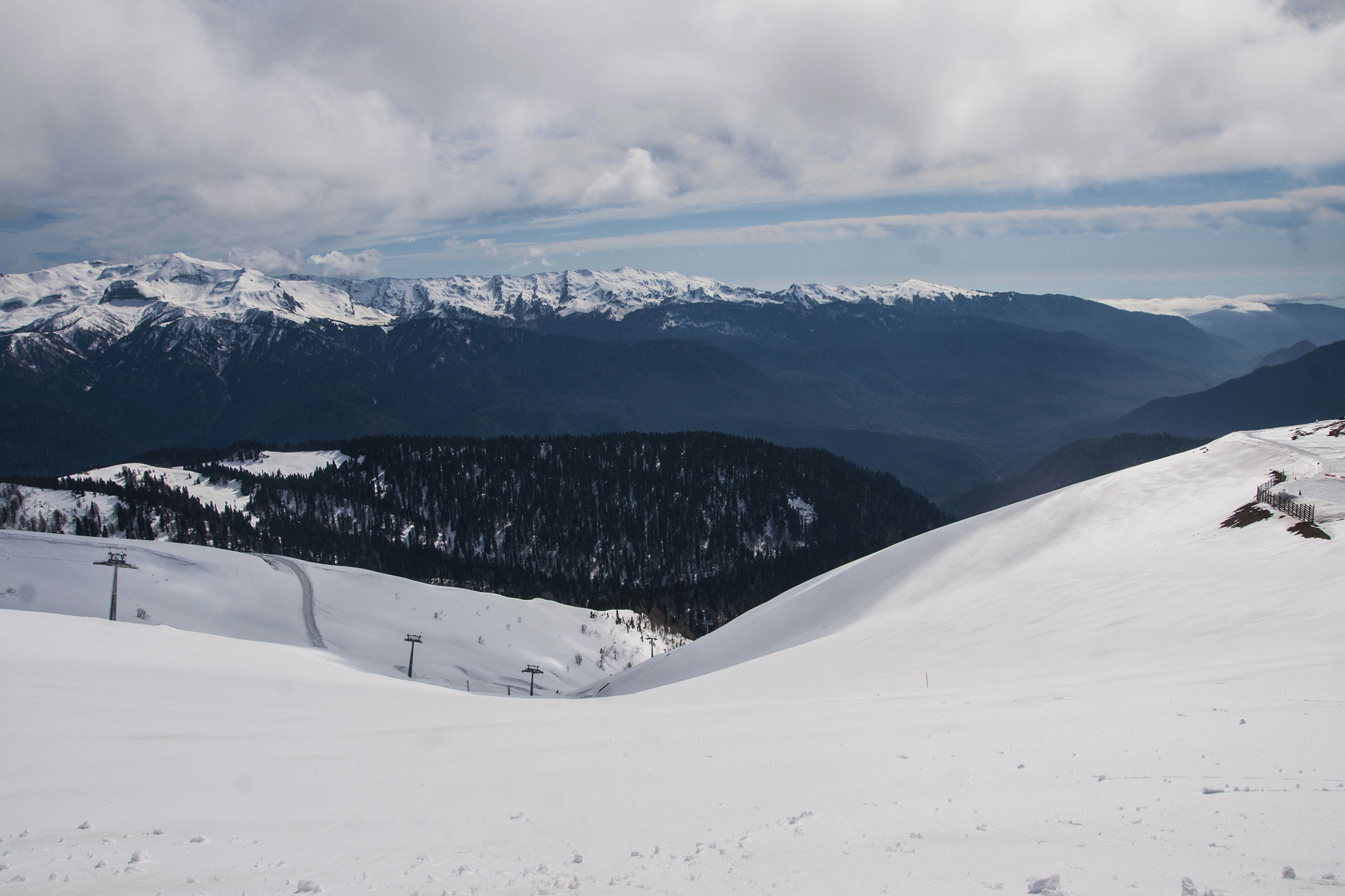 Sony Alpha DSLR-A700 sample photo. Mountains photography