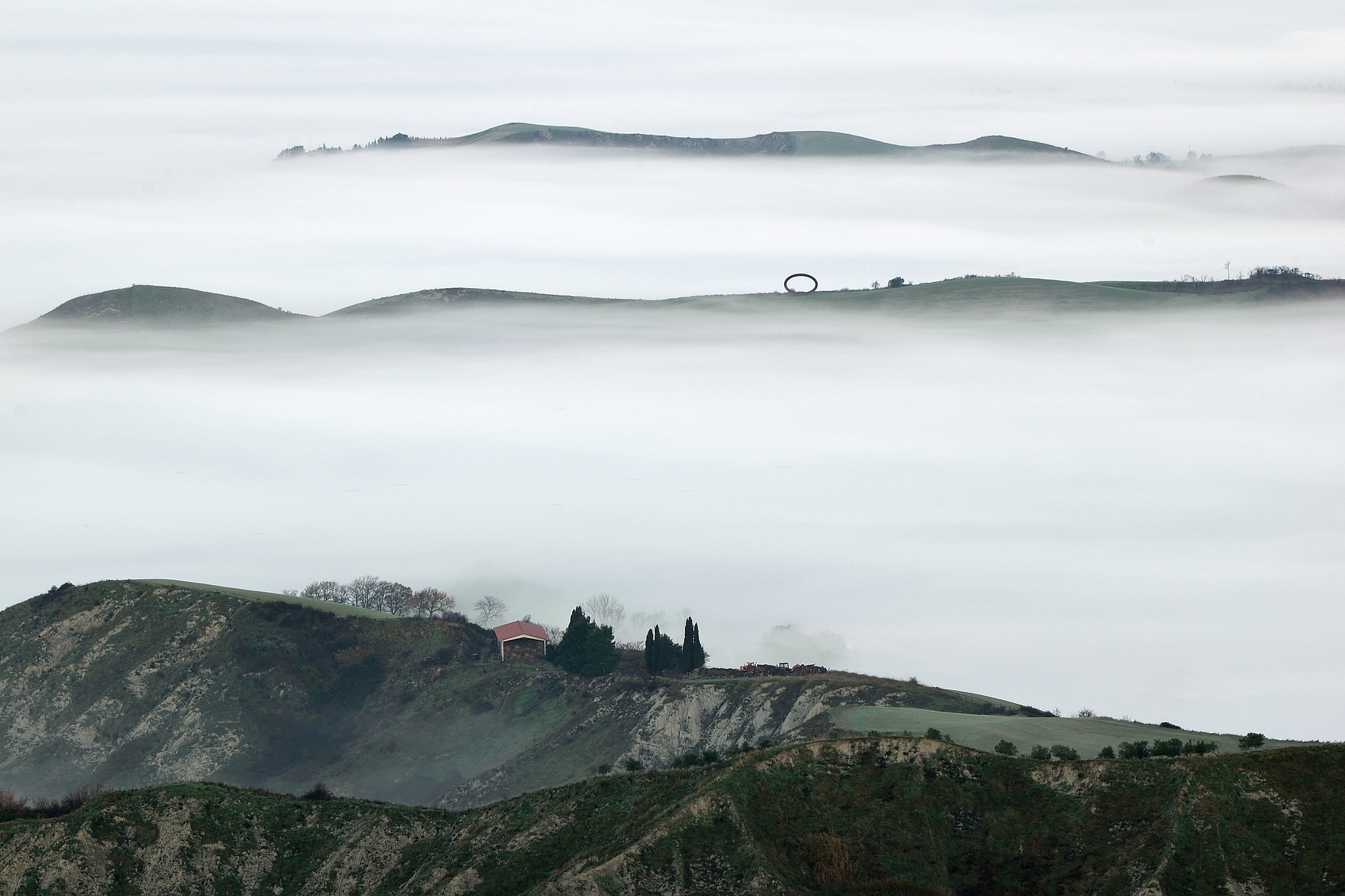 Sigma 150-600mm F5-6.3 DG OS HSM | C sample photo. The little house in the fog photography