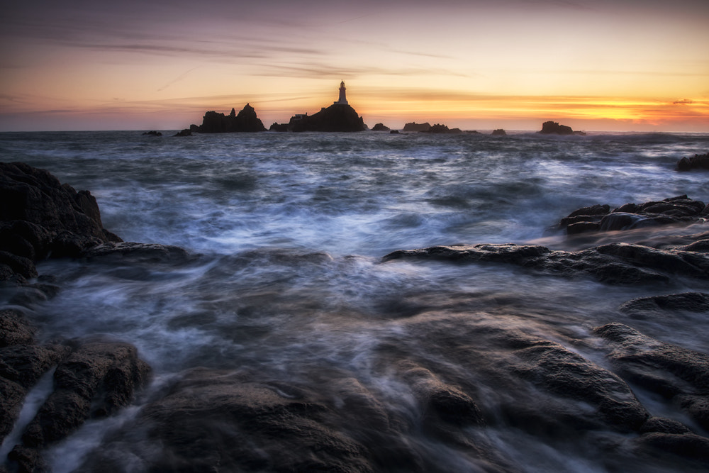 Sony a6000 + Canon EF 17-40mm F4L USM sample photo. Corbiere sunset photography